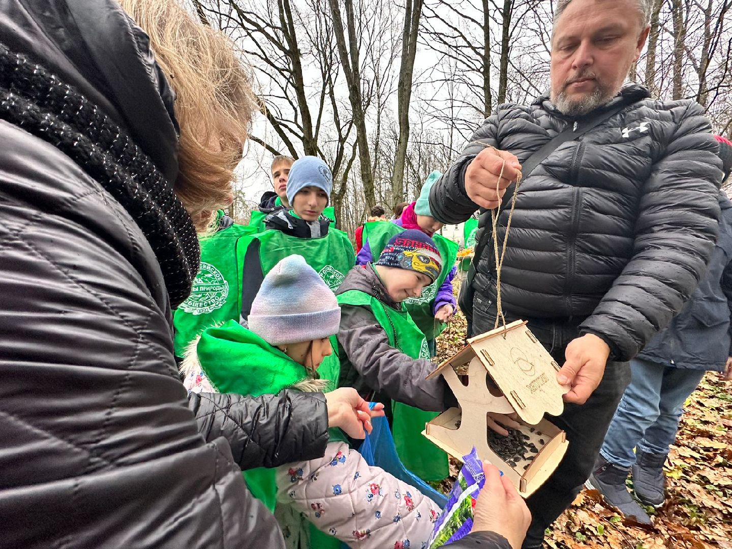 экологическая акция, Синичкин день, зеленый патруль, наро-фоминск,