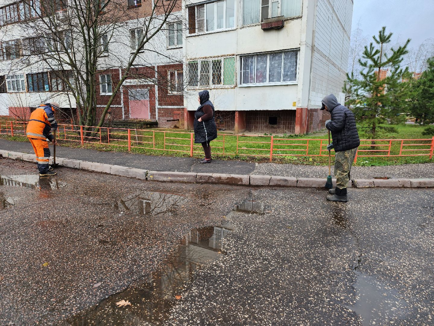 листва, серпухов, улица новая, ивановские дворики, комбинат благоустройства,