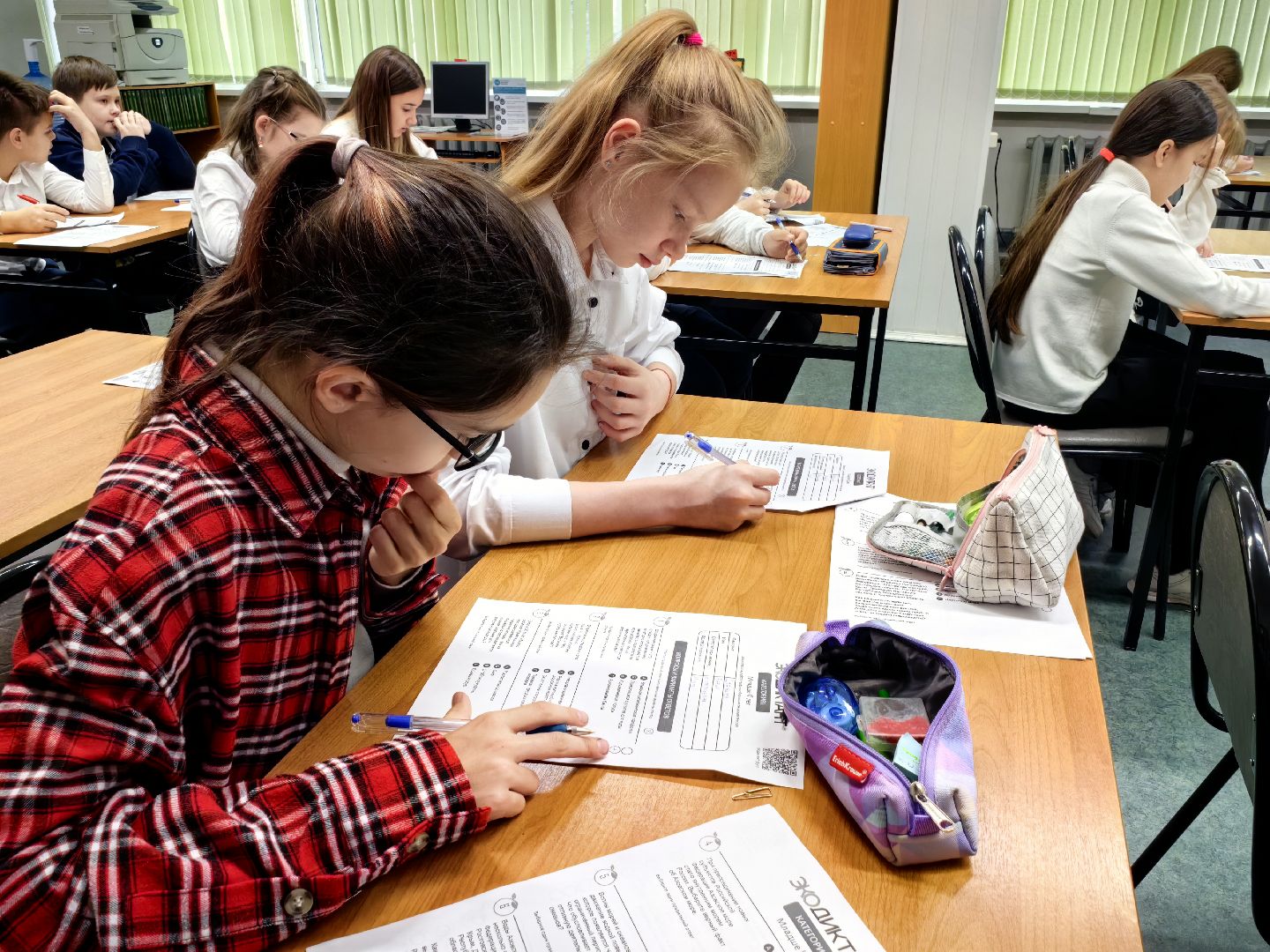 экодиктант, библиотека, экология, школьники, природа,