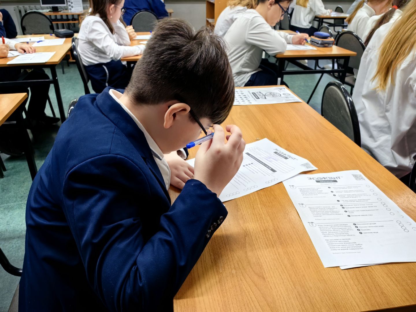 экодиктант, библиотека, экология, школьники, природа,