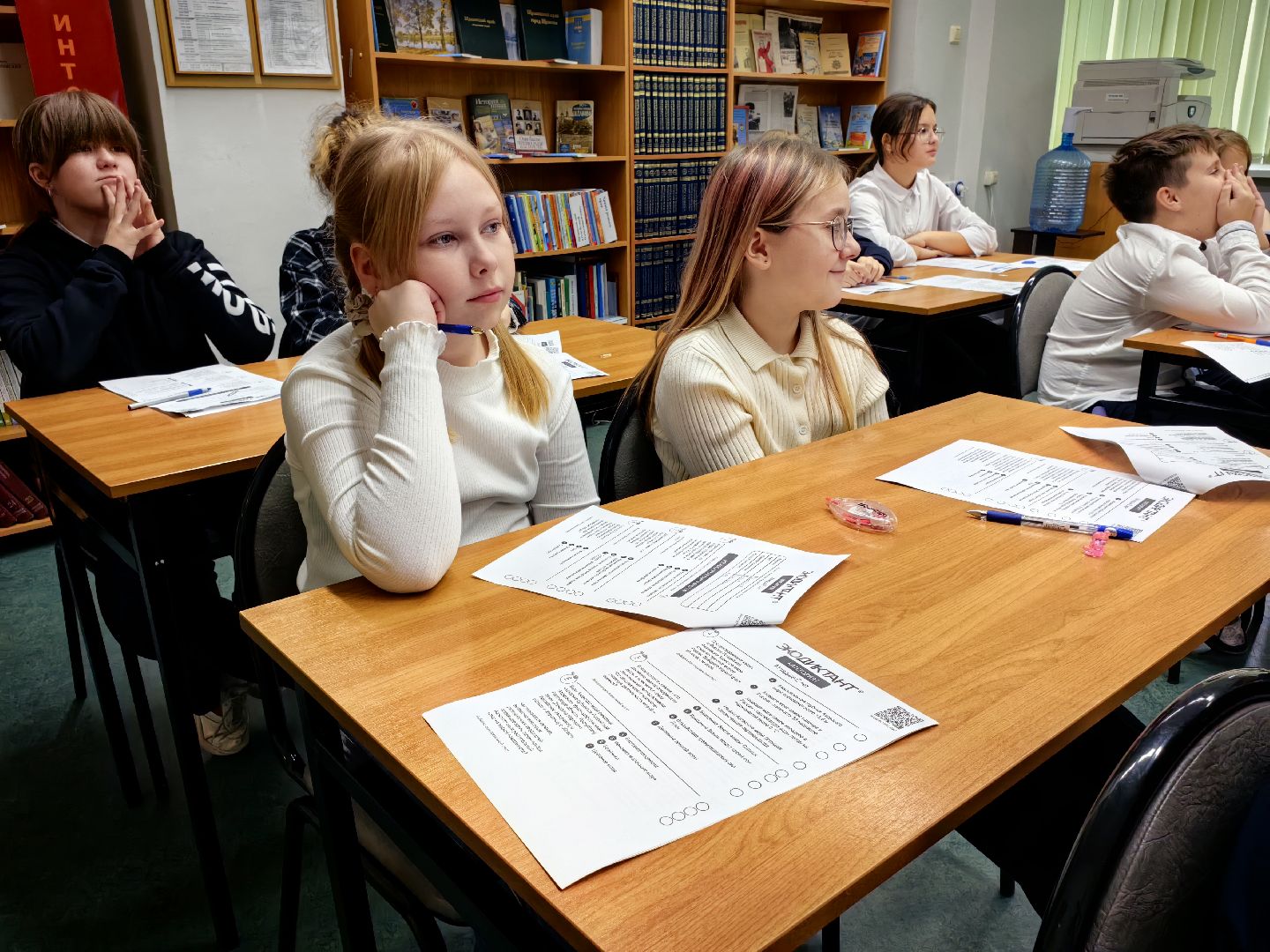 экодиктант, библиотека, экология, школьники, природа,