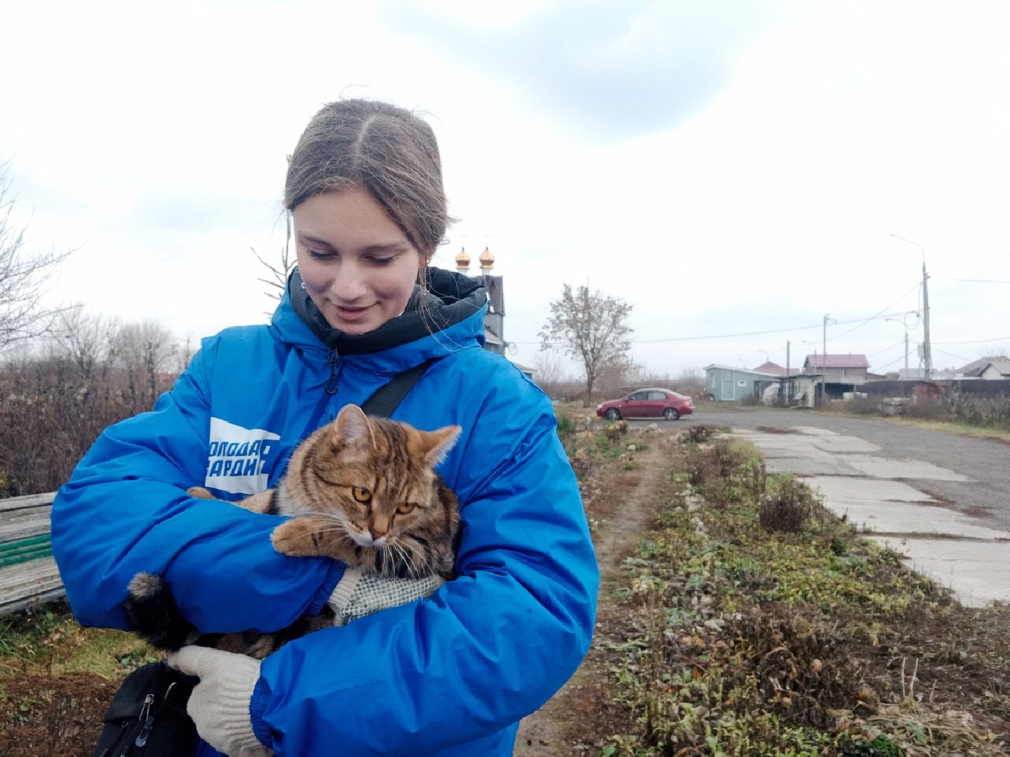 Город-сад, волонтеры, храм Вознесения Господня, тюльпаны, Пушкарева,