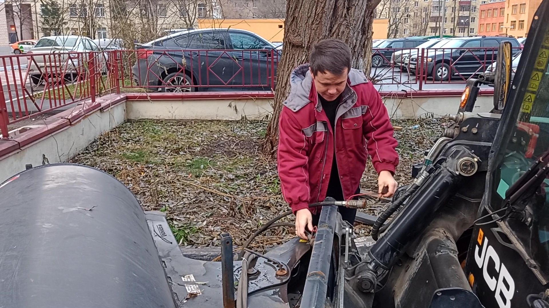 Реутов, ЖКХ, трактор, уборка снега, дворники,