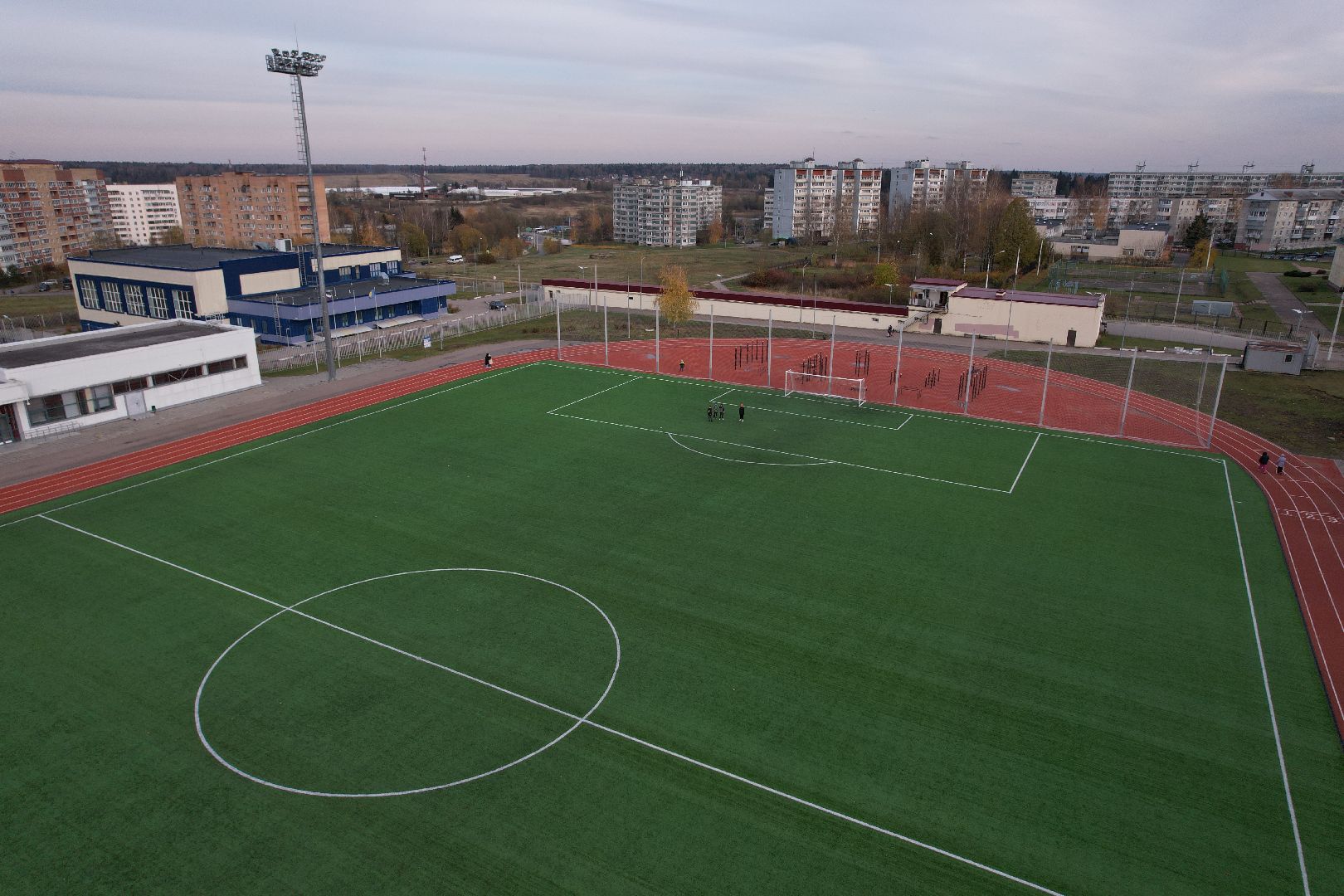 видео с коптера, спорт, футбол, истра,