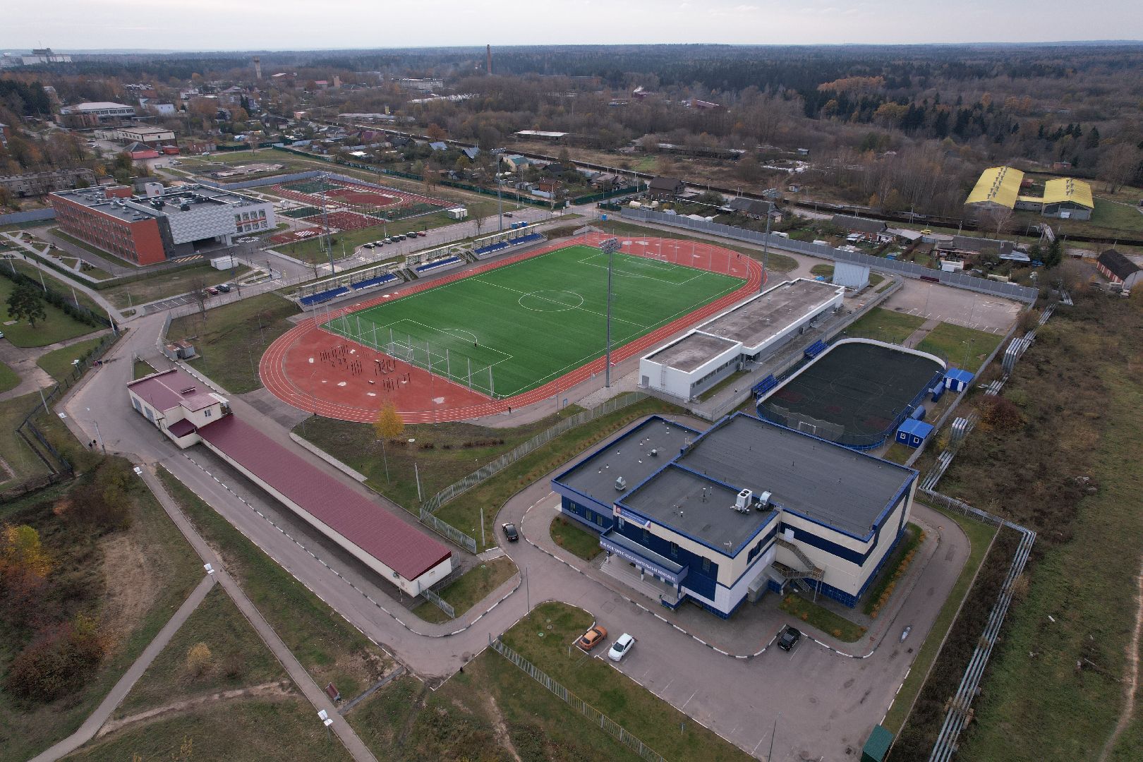 видео с коптера, спорт, футбол, истра,