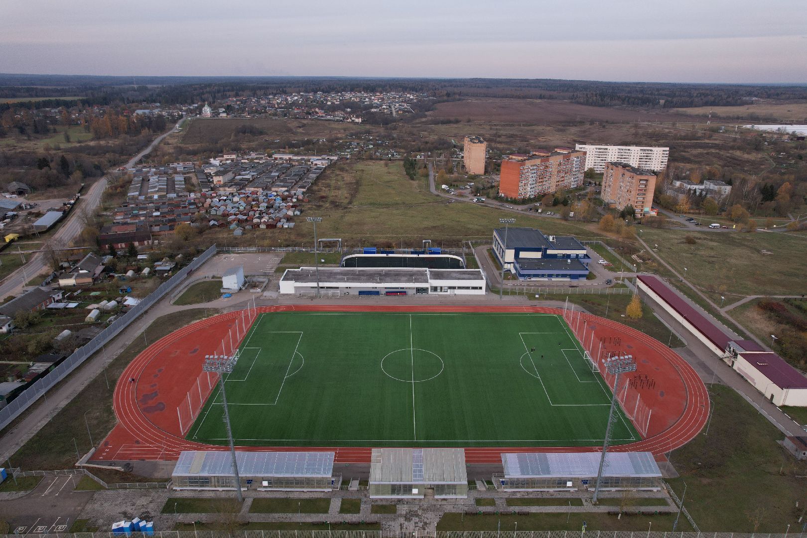 видео с коптера, спорт, футбол, истра,