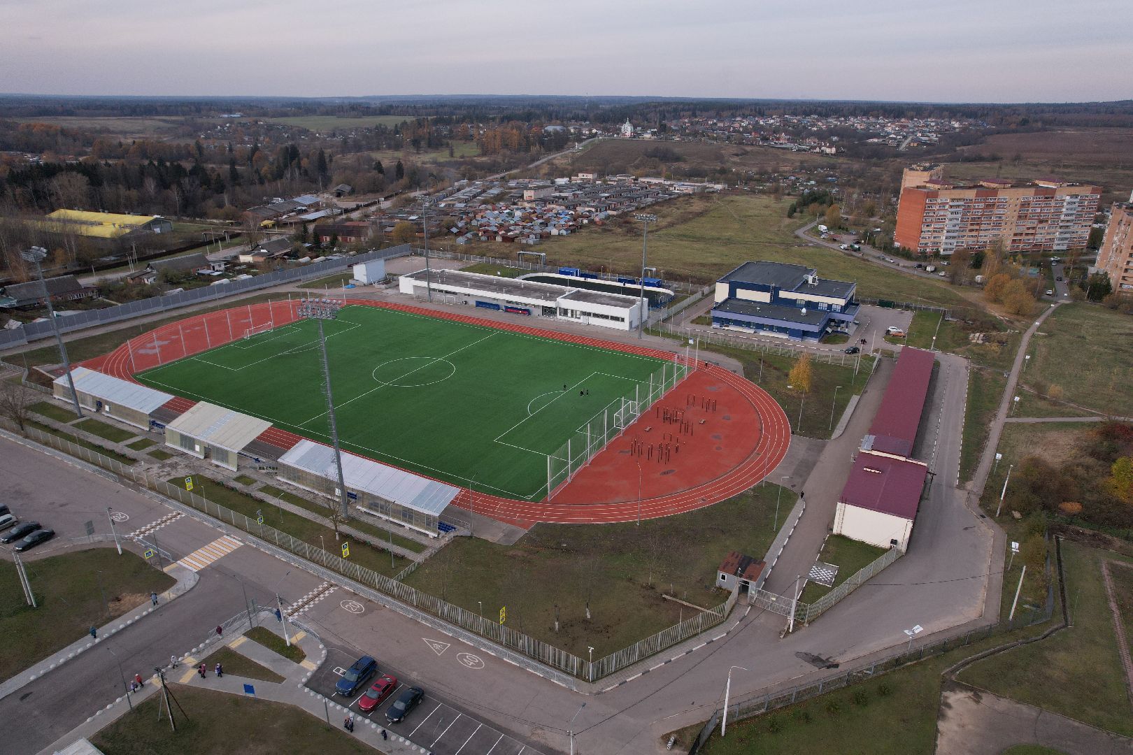 видео с коптера, спорт, футбол, истра,