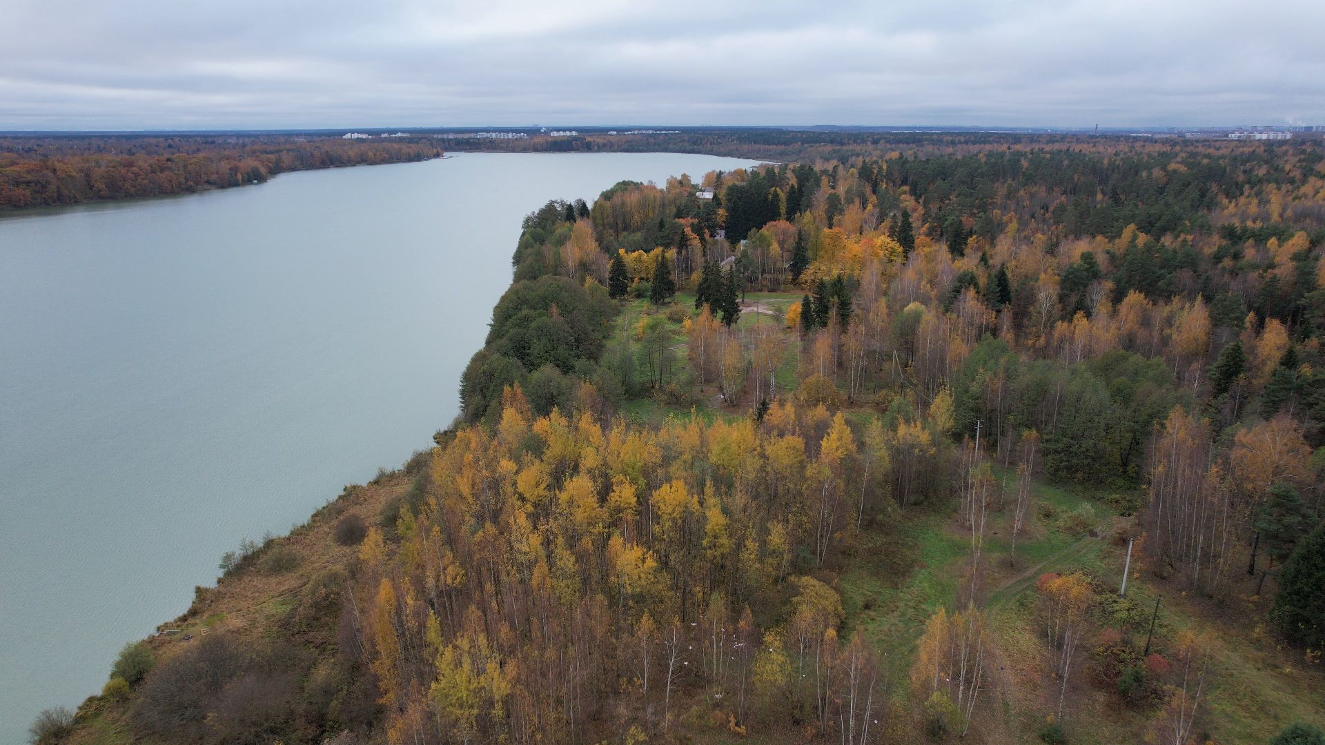 озеро, видео с коптера, купавна, рыба,