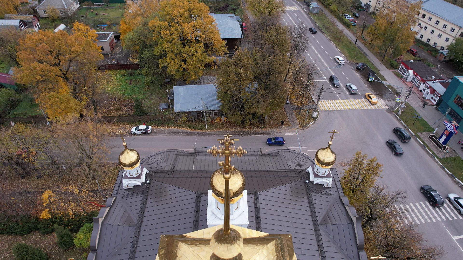 видео с коптера, храм, купавна,