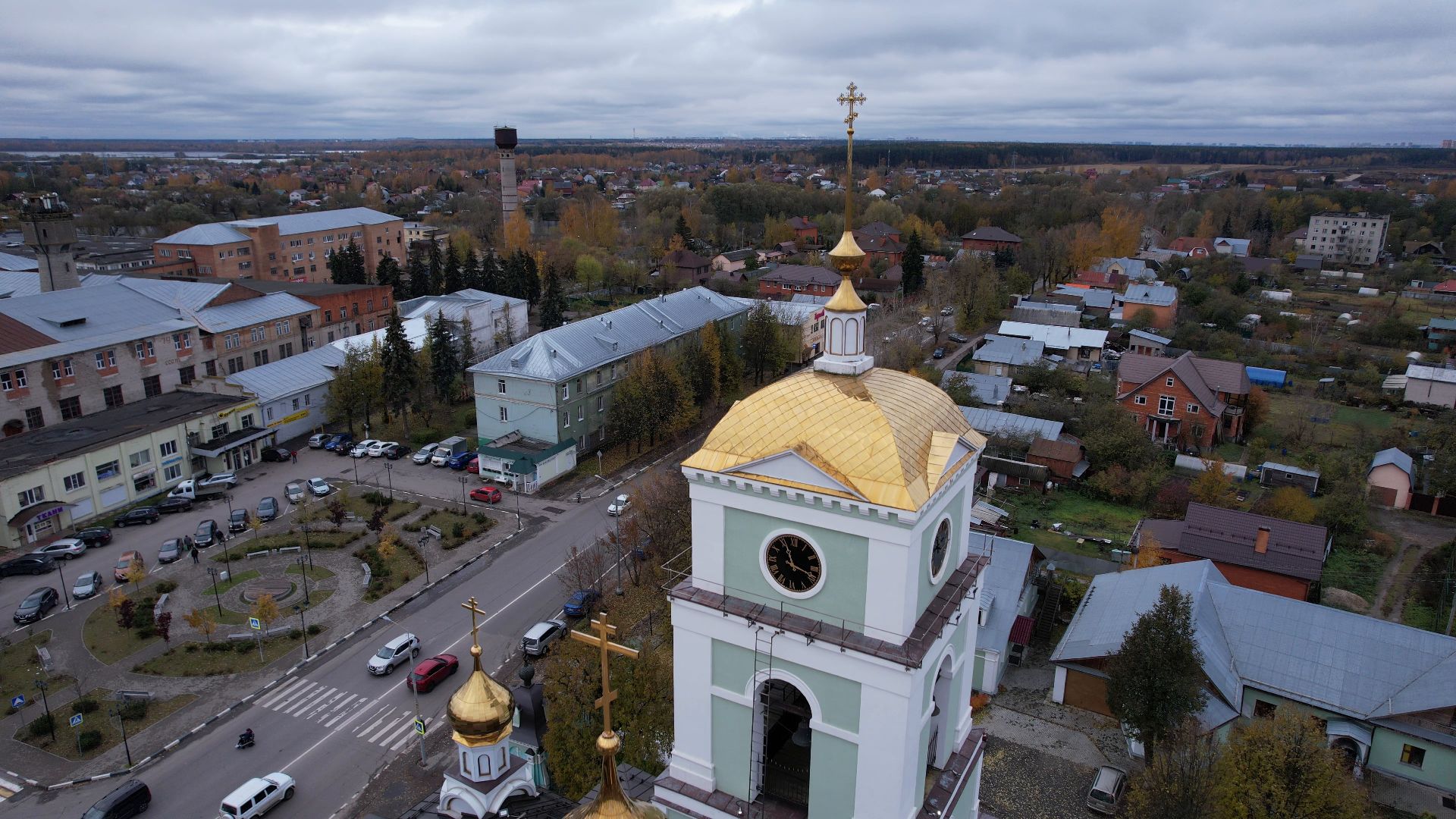 видео с коптера, храм, купавна,