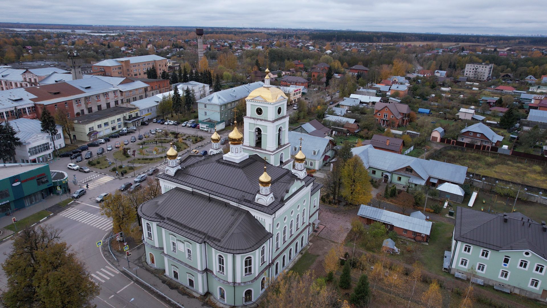 видео с коптера, храм, купавна,