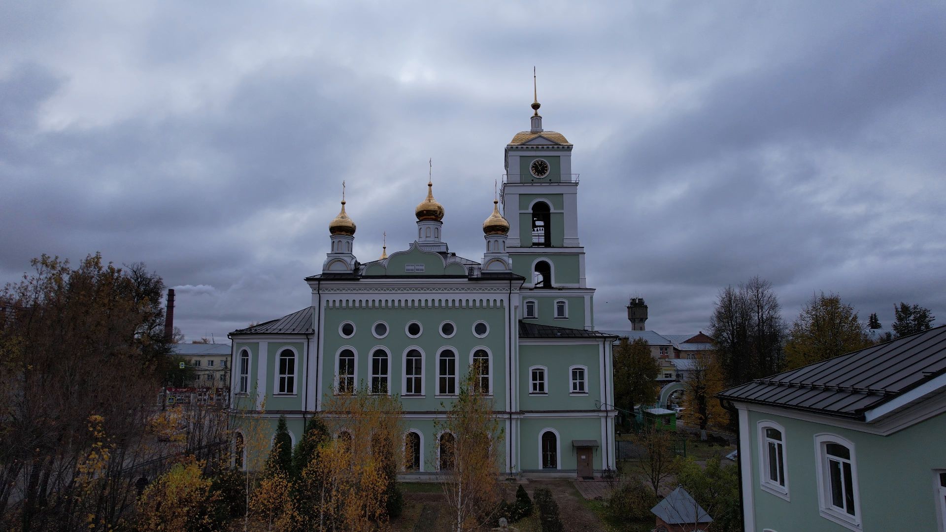 видео с коптера, храм, купавна,