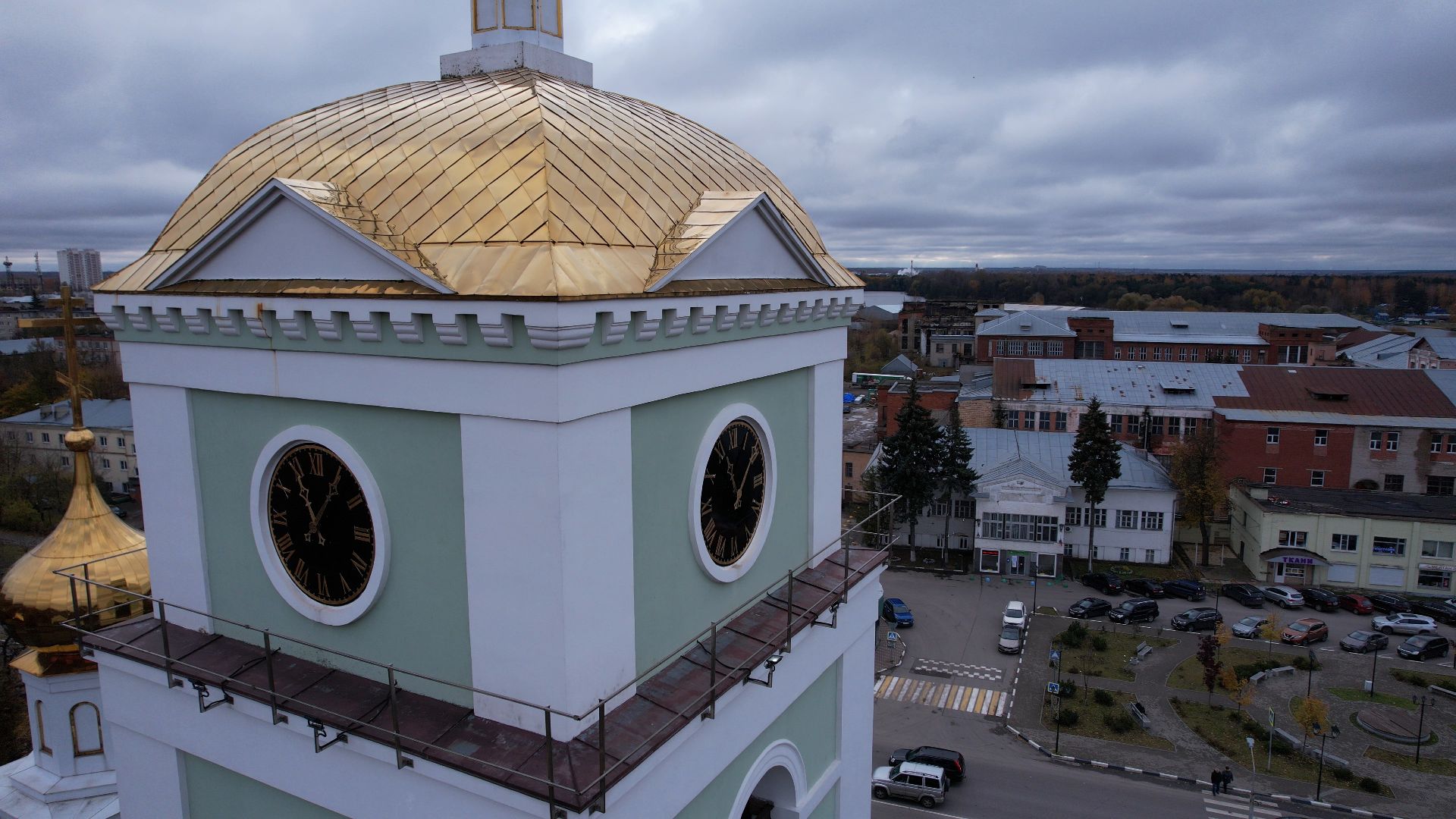 видео с коптера, храм, купавна,