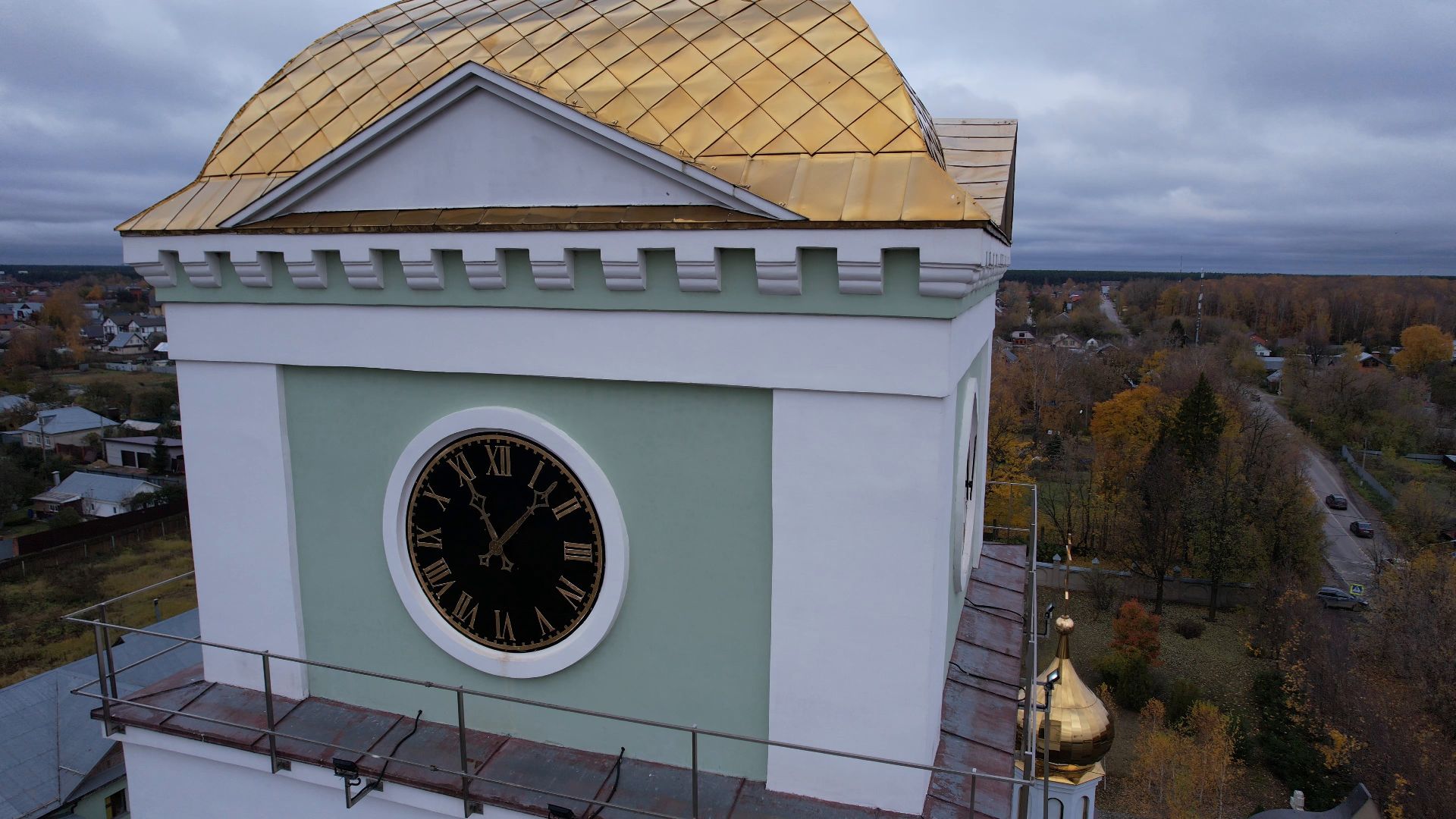 видео с коптера, храм, купавна,