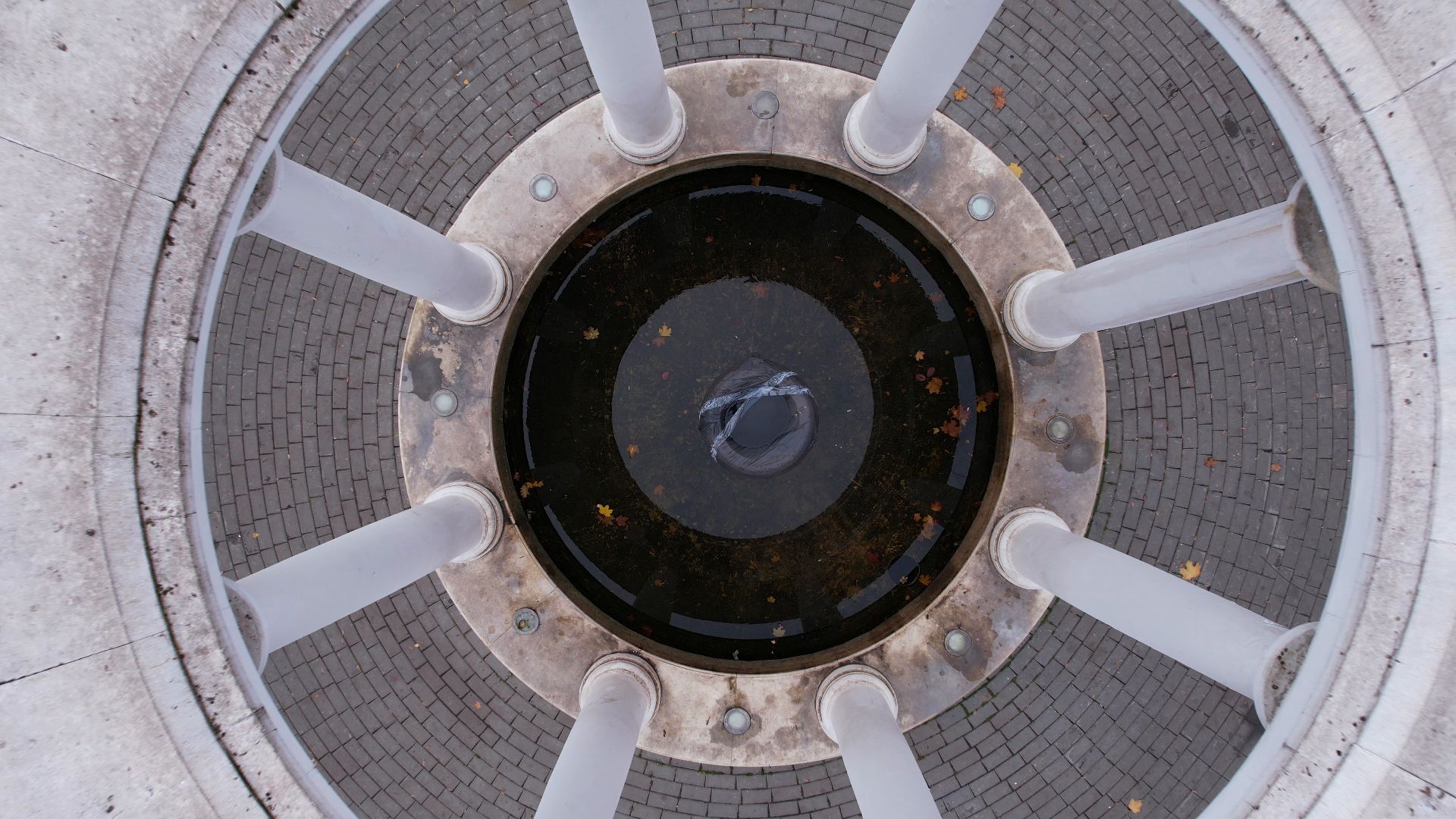 видео с коптера, фонтан, старая купавна,