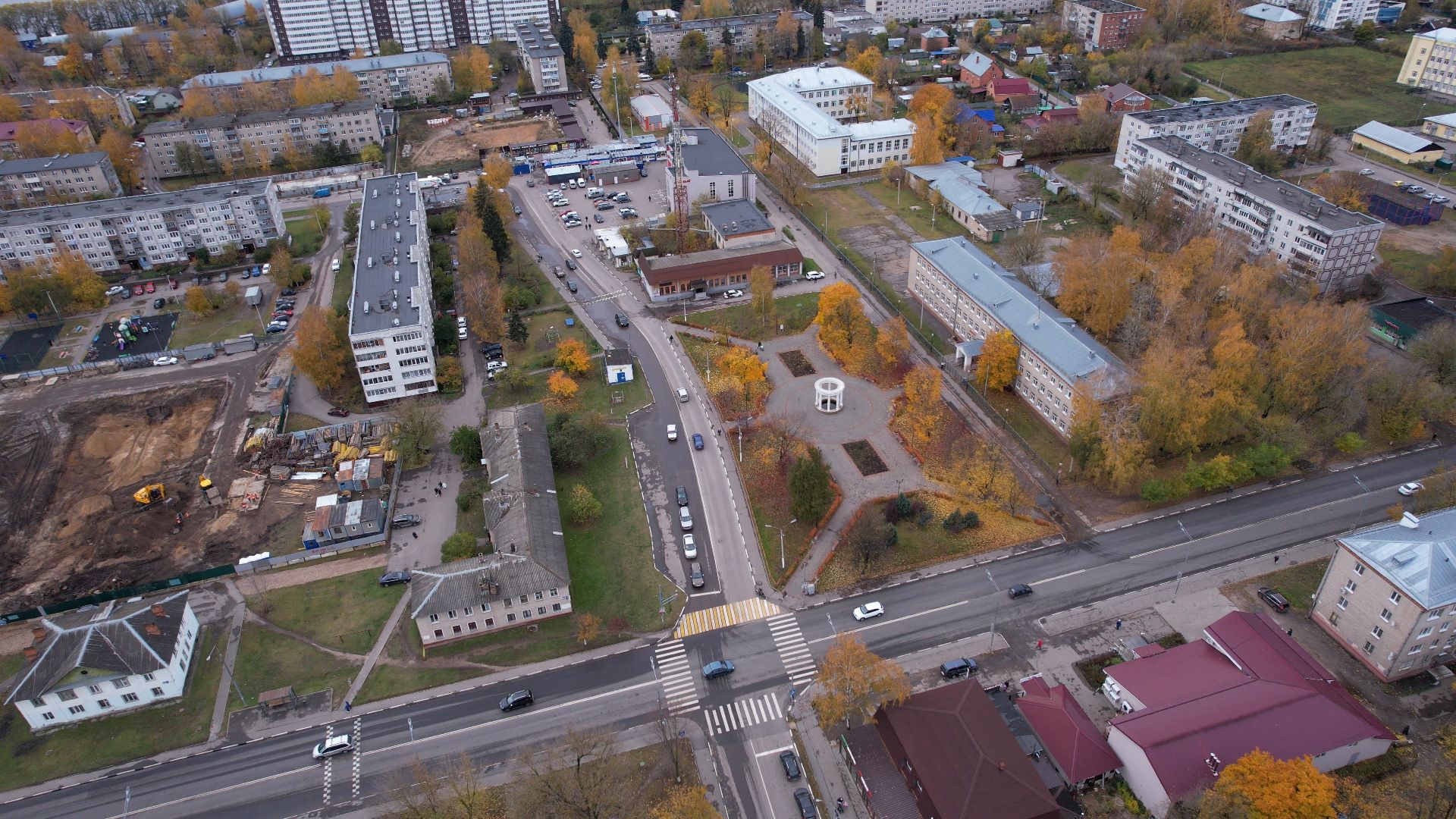 видео с коптера, фонтан, старая купавна,