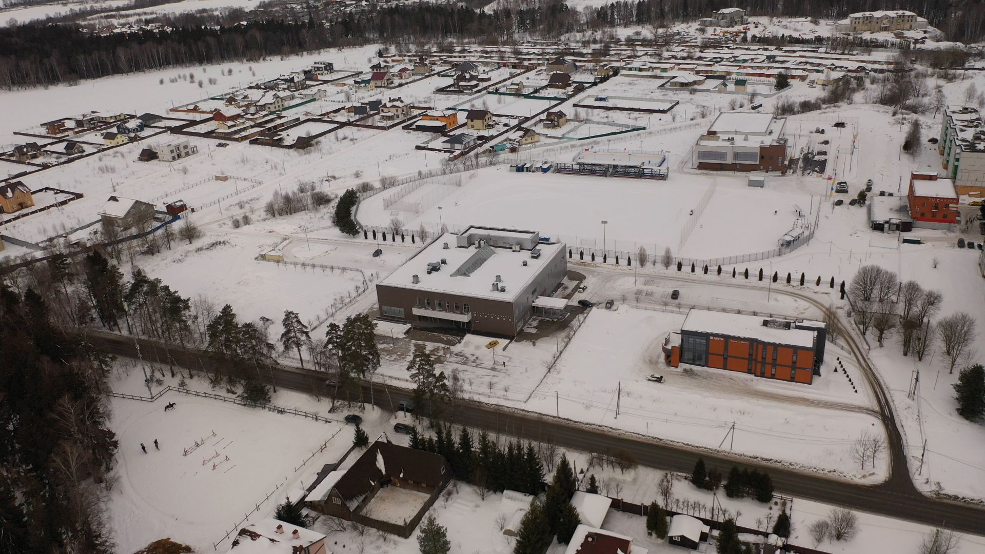 фок, марфино,видео с коптера,