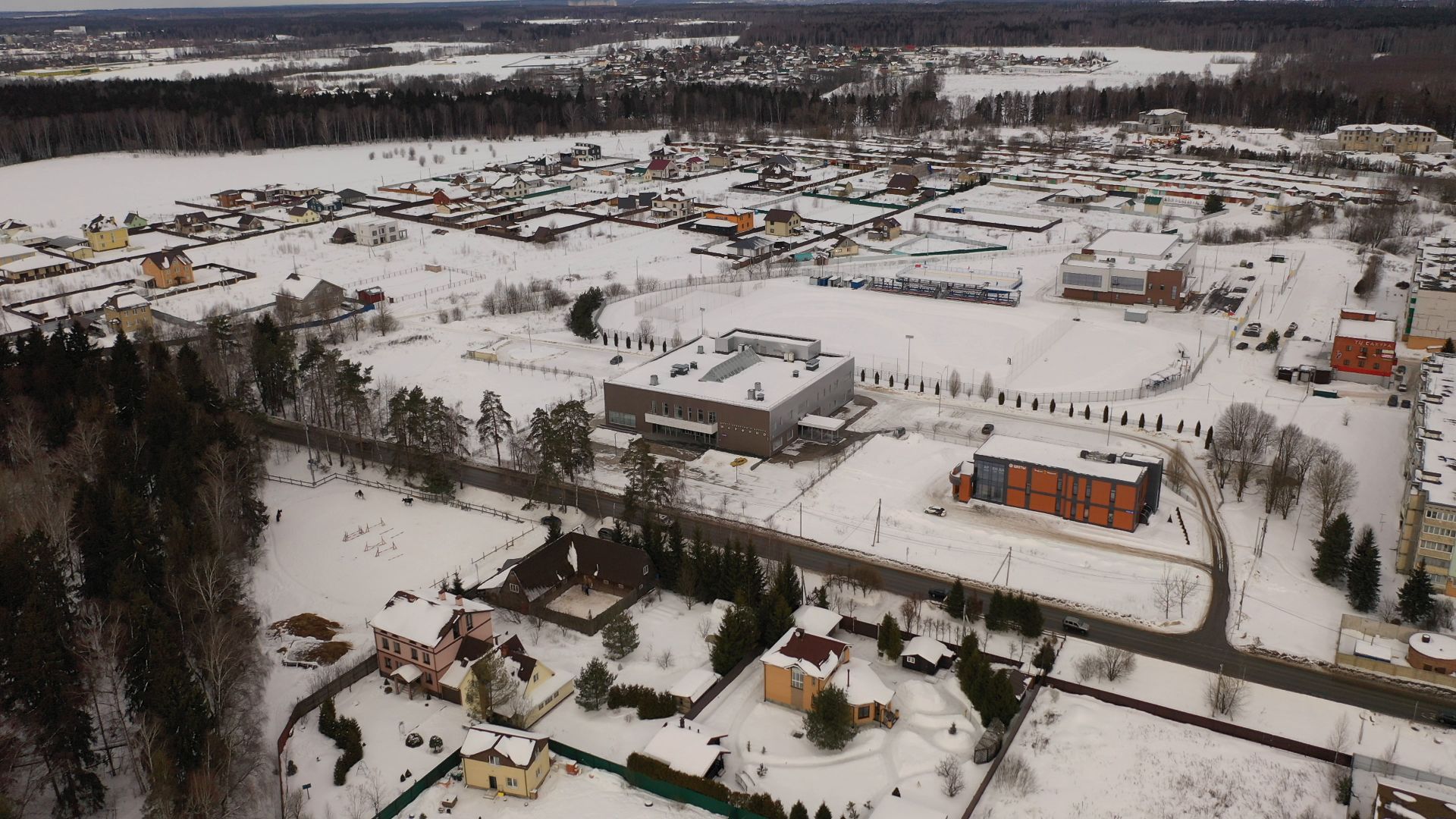 фок, марфино,видео с коптера,