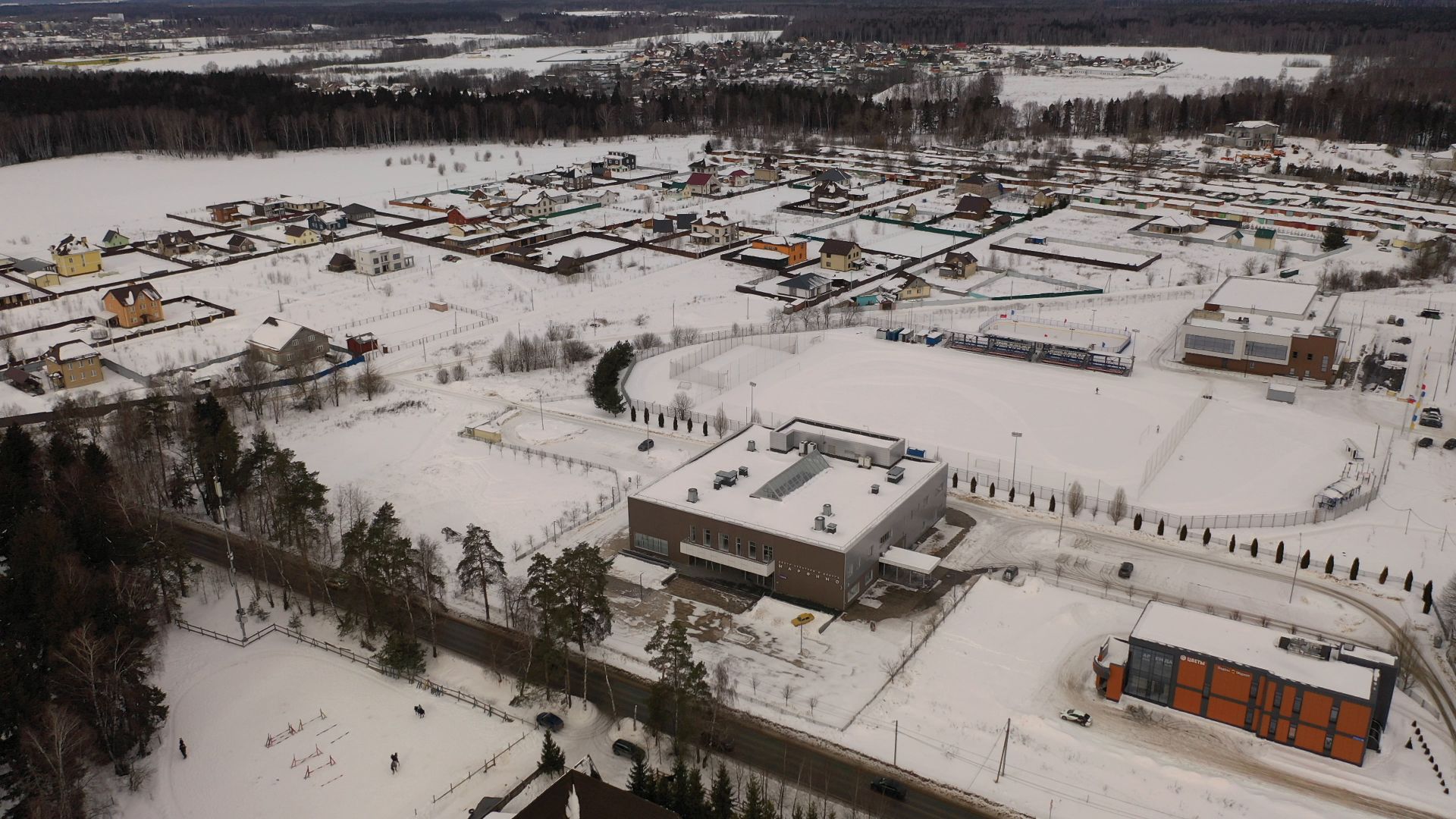 фок, марфино,видео с коптера,