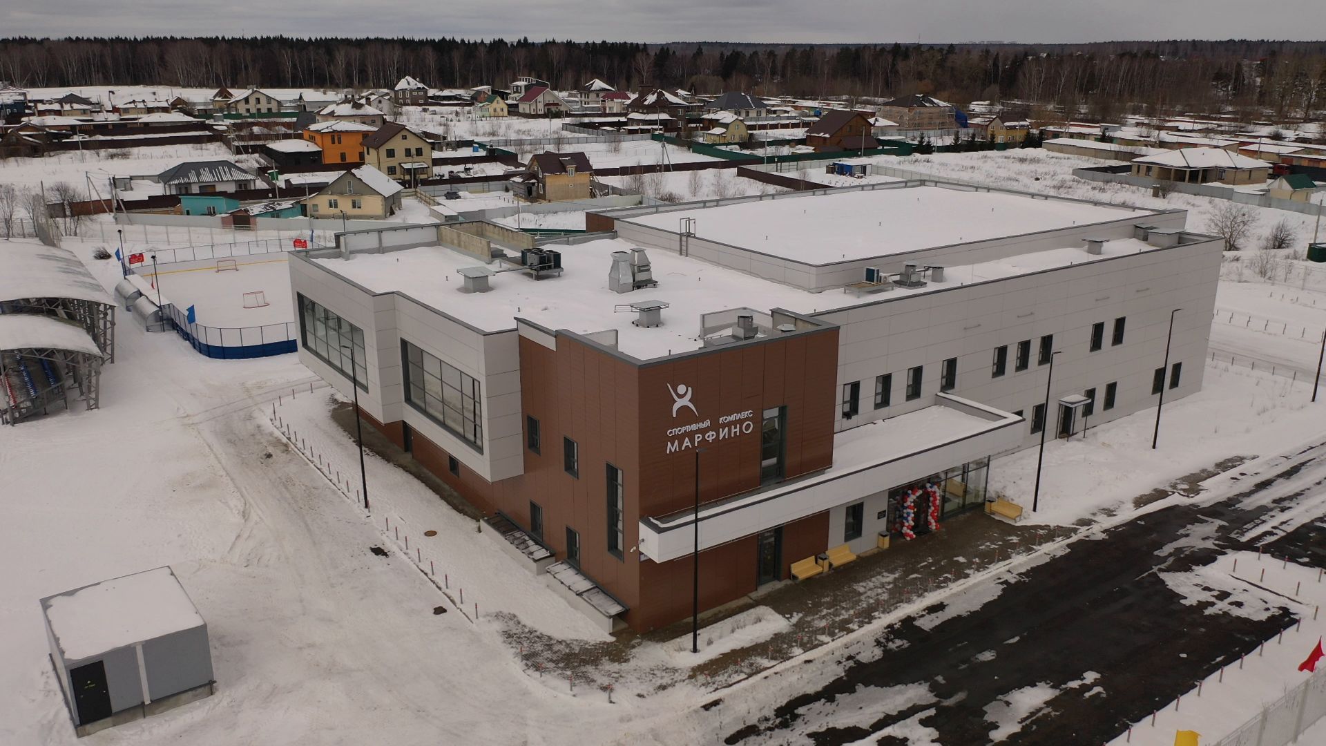 фок, марфино,видео с коптера,