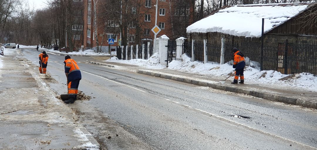 Дзержинский, уборка улиц, снегопады, коммунальная техника, ЖКХ, Подмосковье
