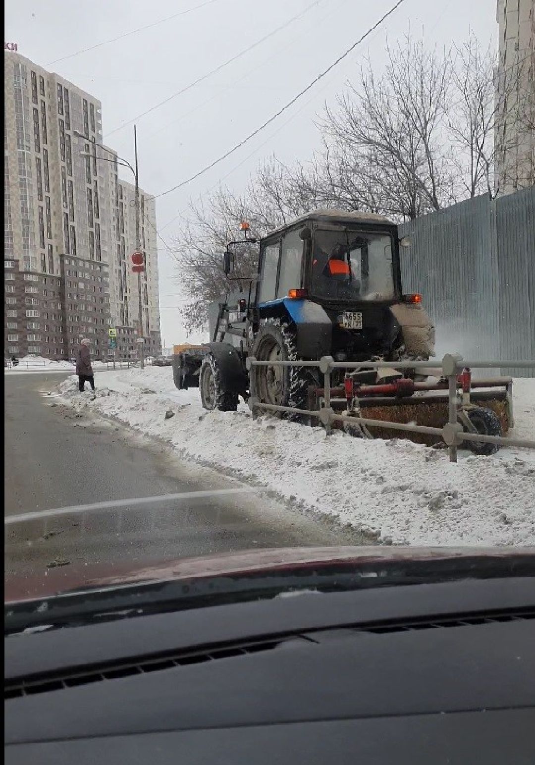 Дзержинский, уборка улиц, снегопады, коммунальная техника, ЖКХ, Подмосковье