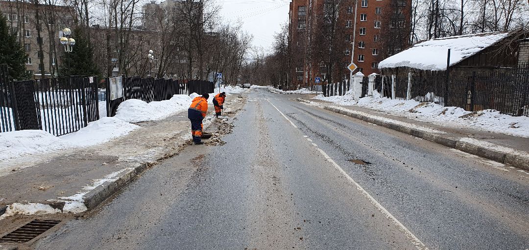 Дзержинский, уборка улиц, снегопады, коммунальная техника, ЖКХ, Подмосковье
