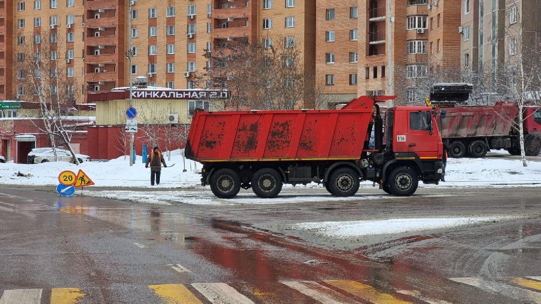 Дзержинский, уборка улиц, снегопады, коммунальная техника, ЖКХ, Подмосковье