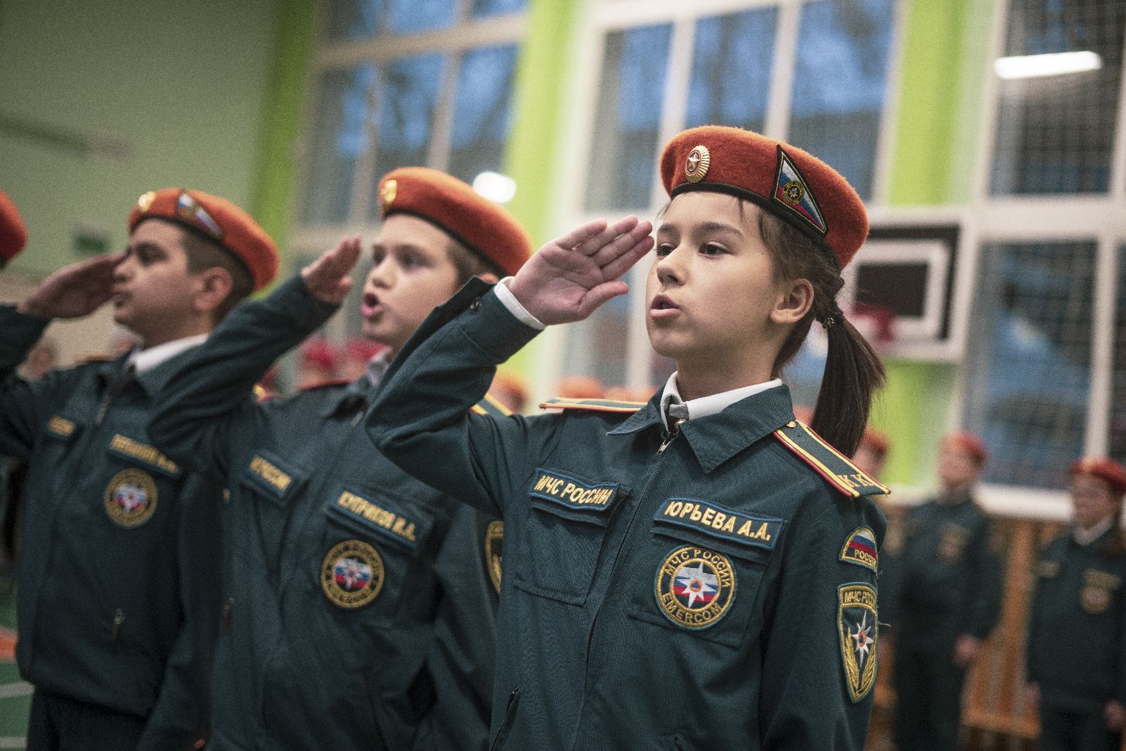 кадеты, МЧС, Заревская школа, Домодедово,