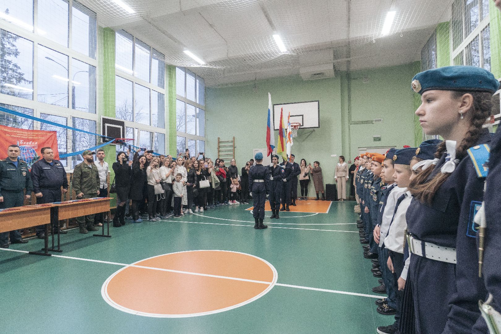 кадеты, МЧС, Заревская школа, Домодедово,