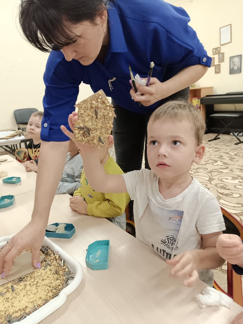 пушкино, птицы, кормление птиц, детсад,