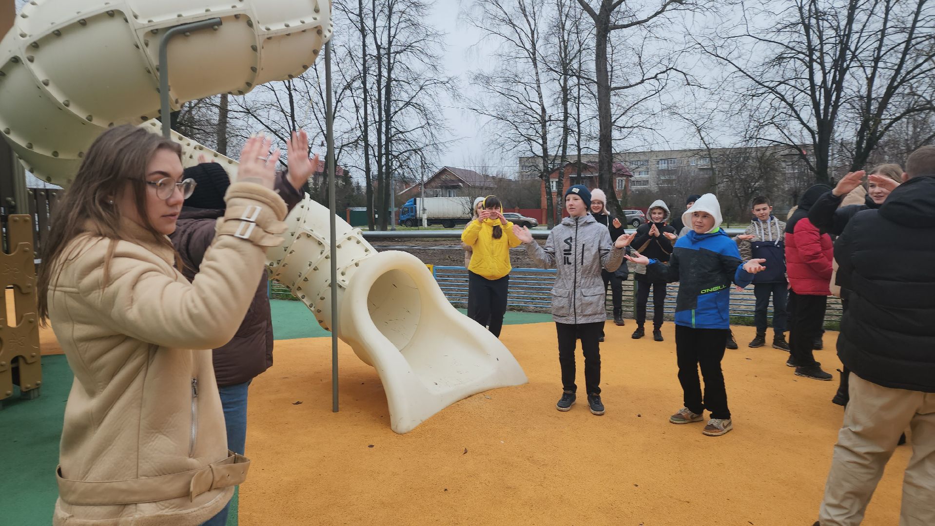Серпухов, Подмосковье, детская площадка, программа губернатора, поселок Большевик,