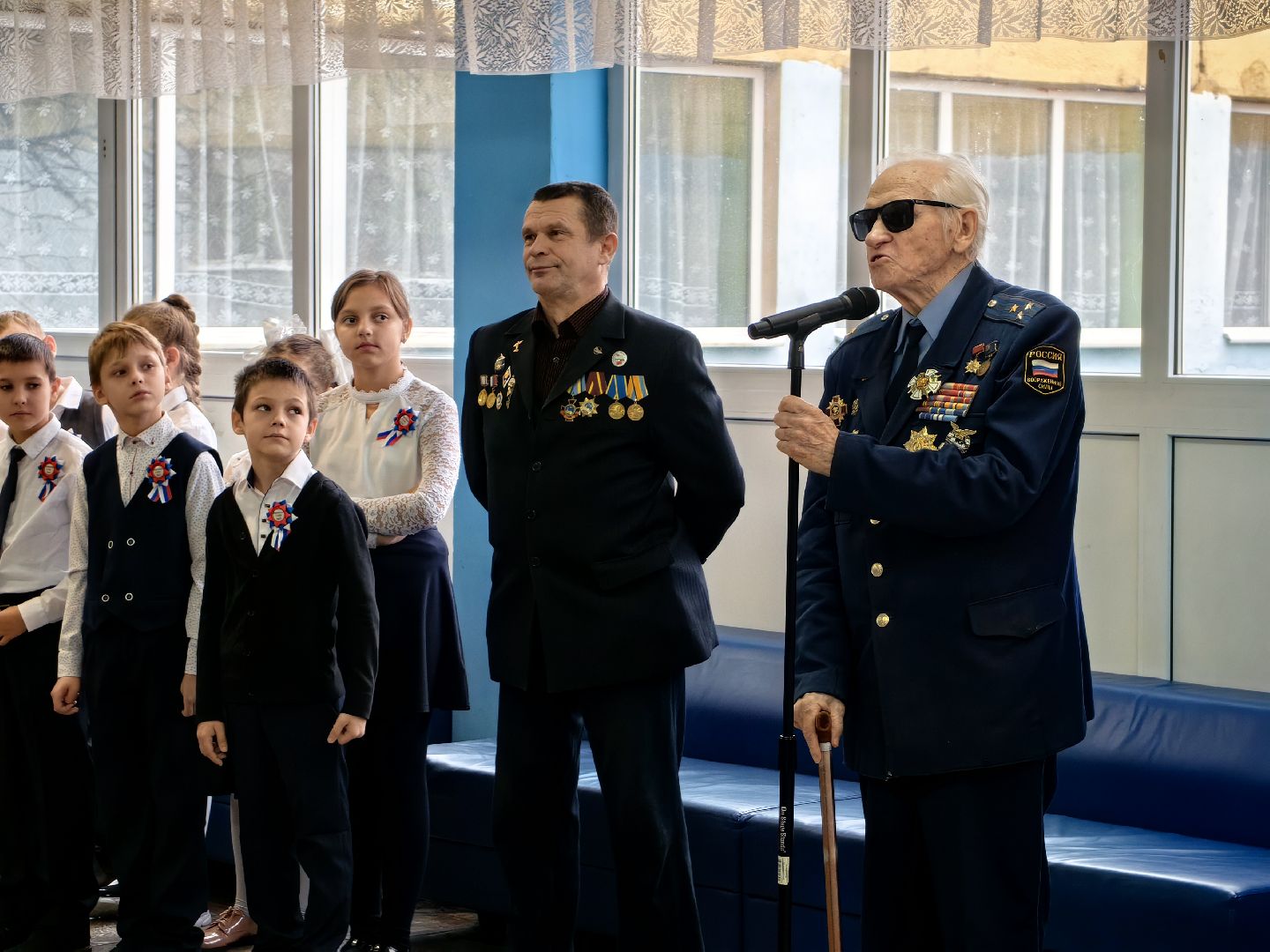 бюст, открытие, школа, отряд Альфа,