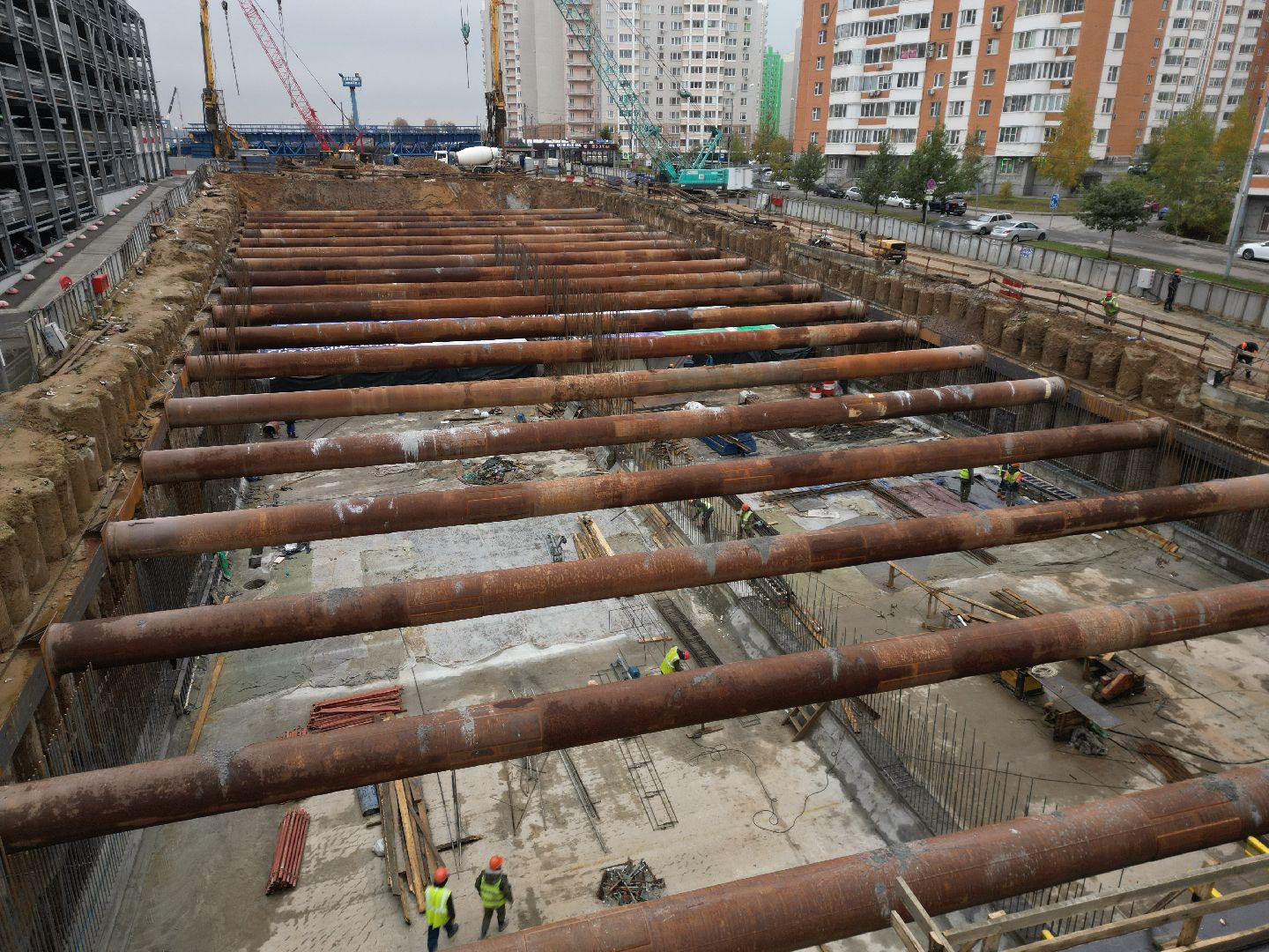 видное, ЮЛА, дороги, строительство, видео с коптера,