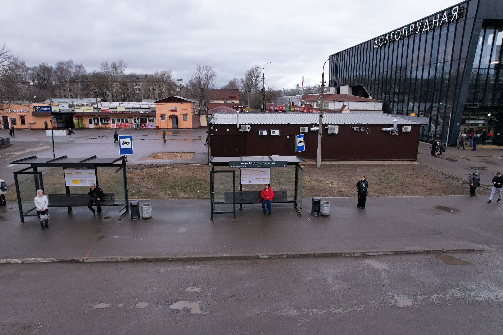 видео с коптера, долгопрудный, МЦД-1, транспорт,