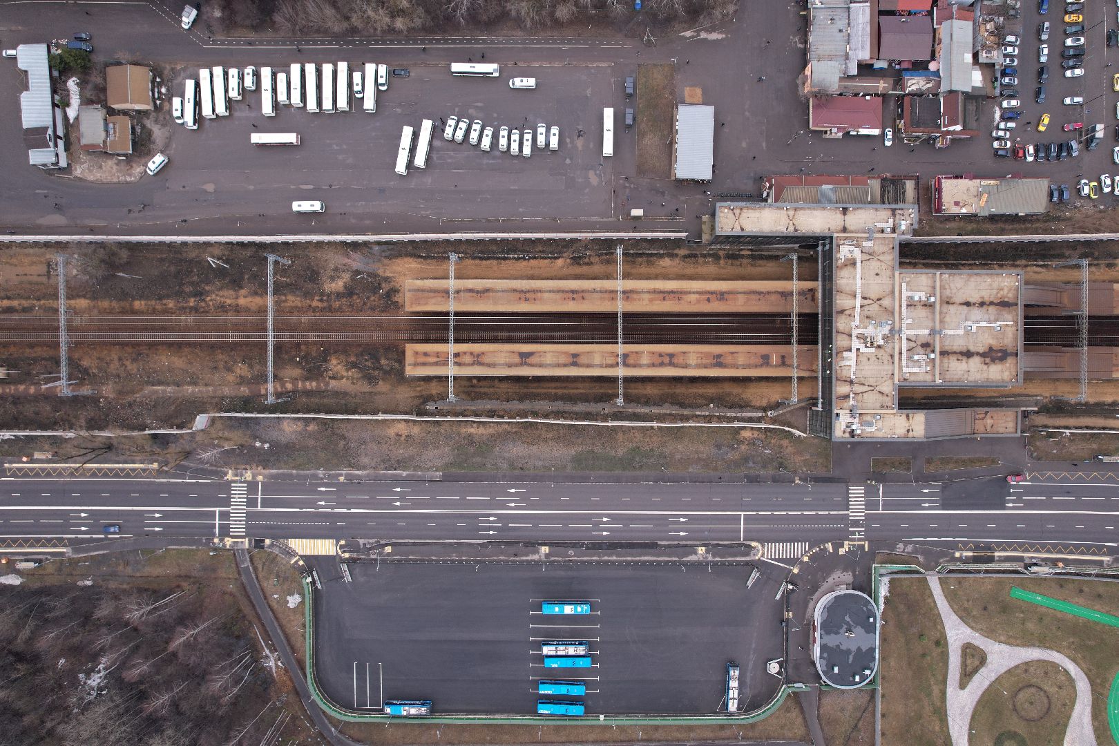 видео с коптера, долгопрудный, МЦД-1, транспорт,