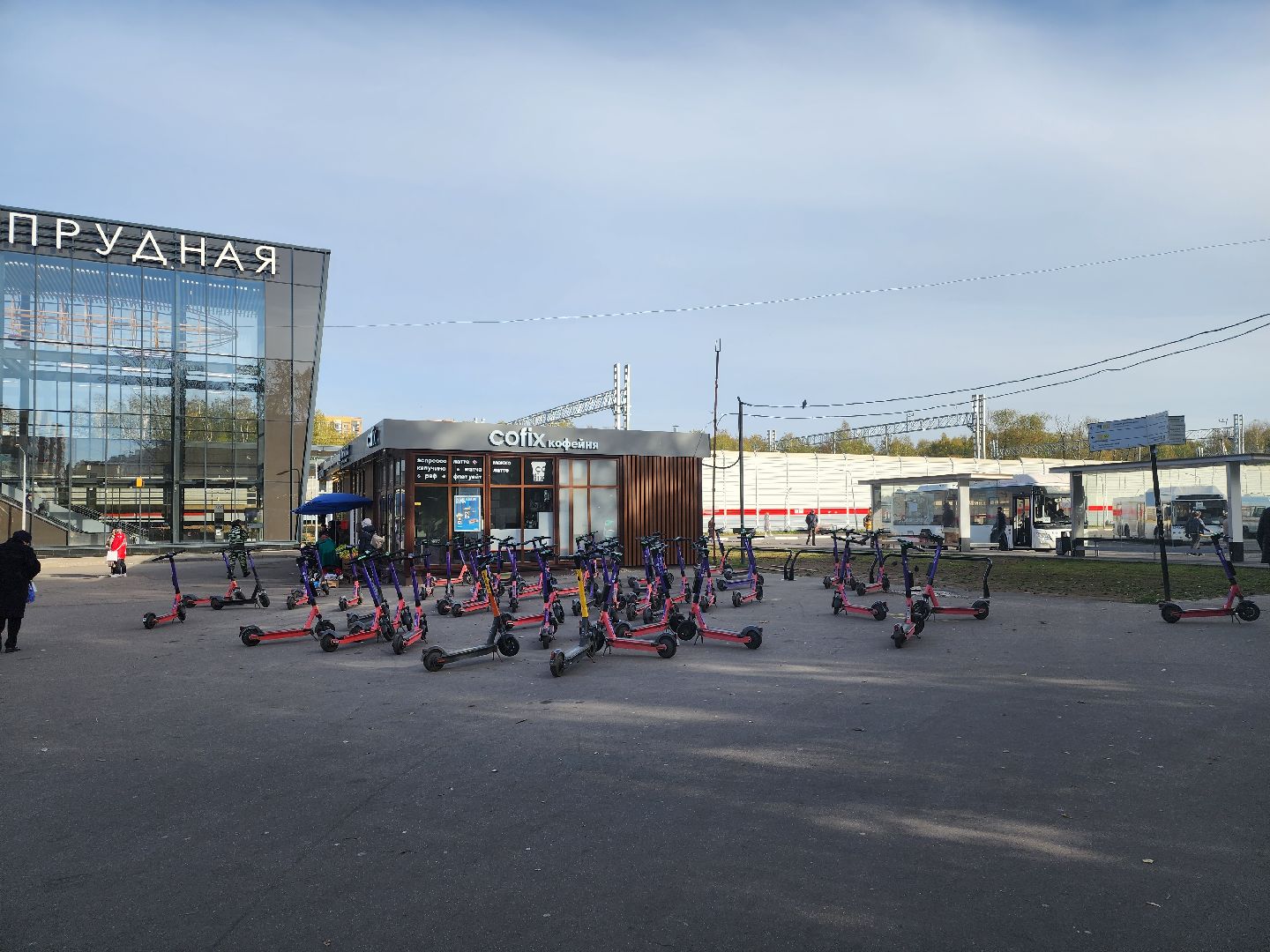 видео с коптера, долгопрудный, МЦД-1, транспорт,