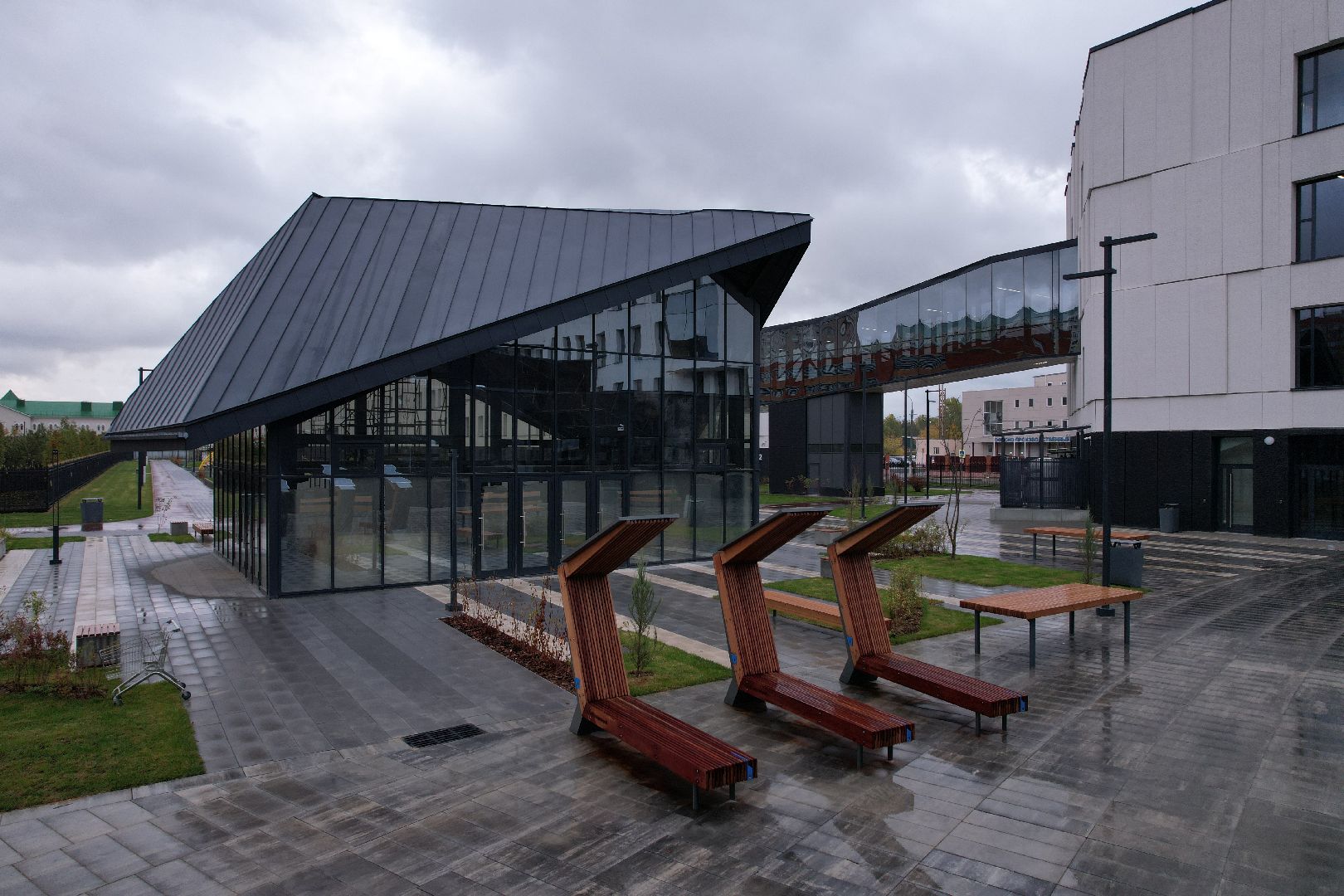 Долгопрудный, физтех, видео с коптера,