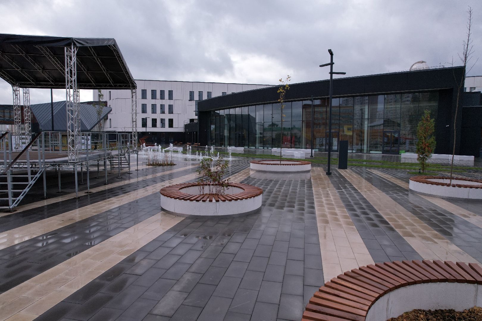 Долгопрудный, физтех, видео с коптера,