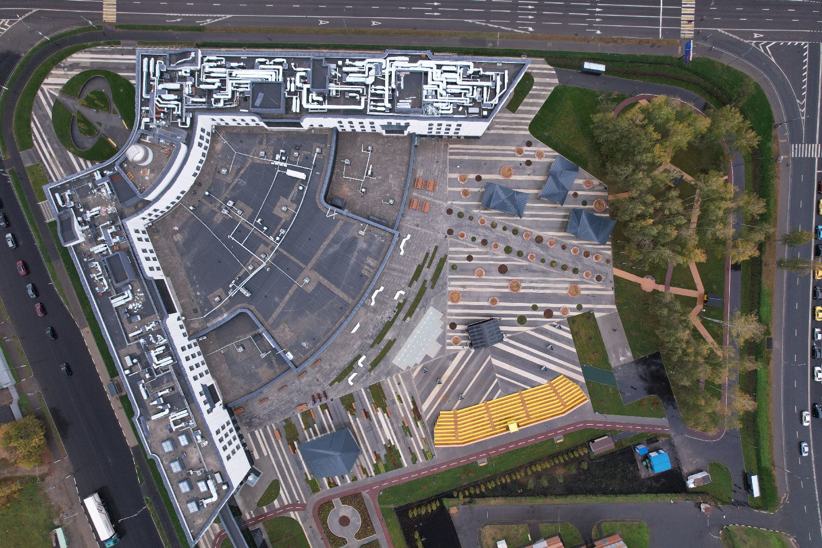 Долгопрудный, физтех, видео с коптера,