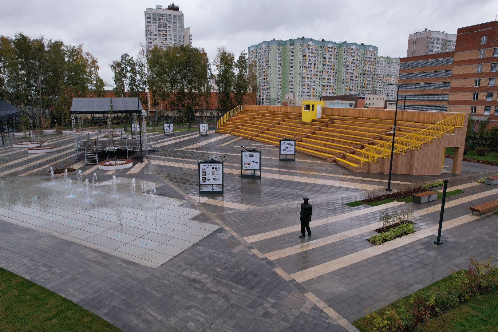 Долгопрудный, физтех, видео с коптера,