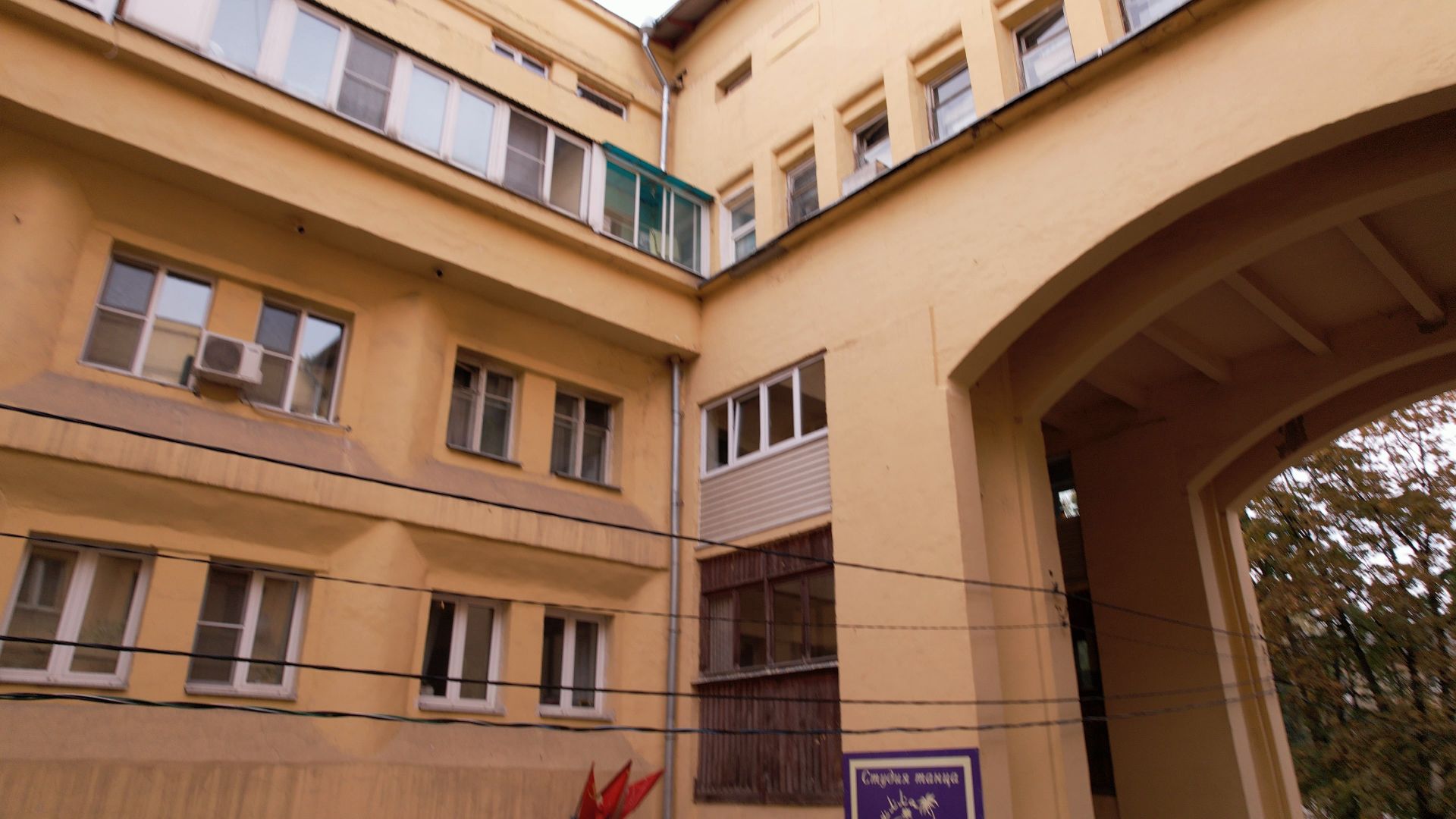 видео с коптера, жуковский, архитектура,