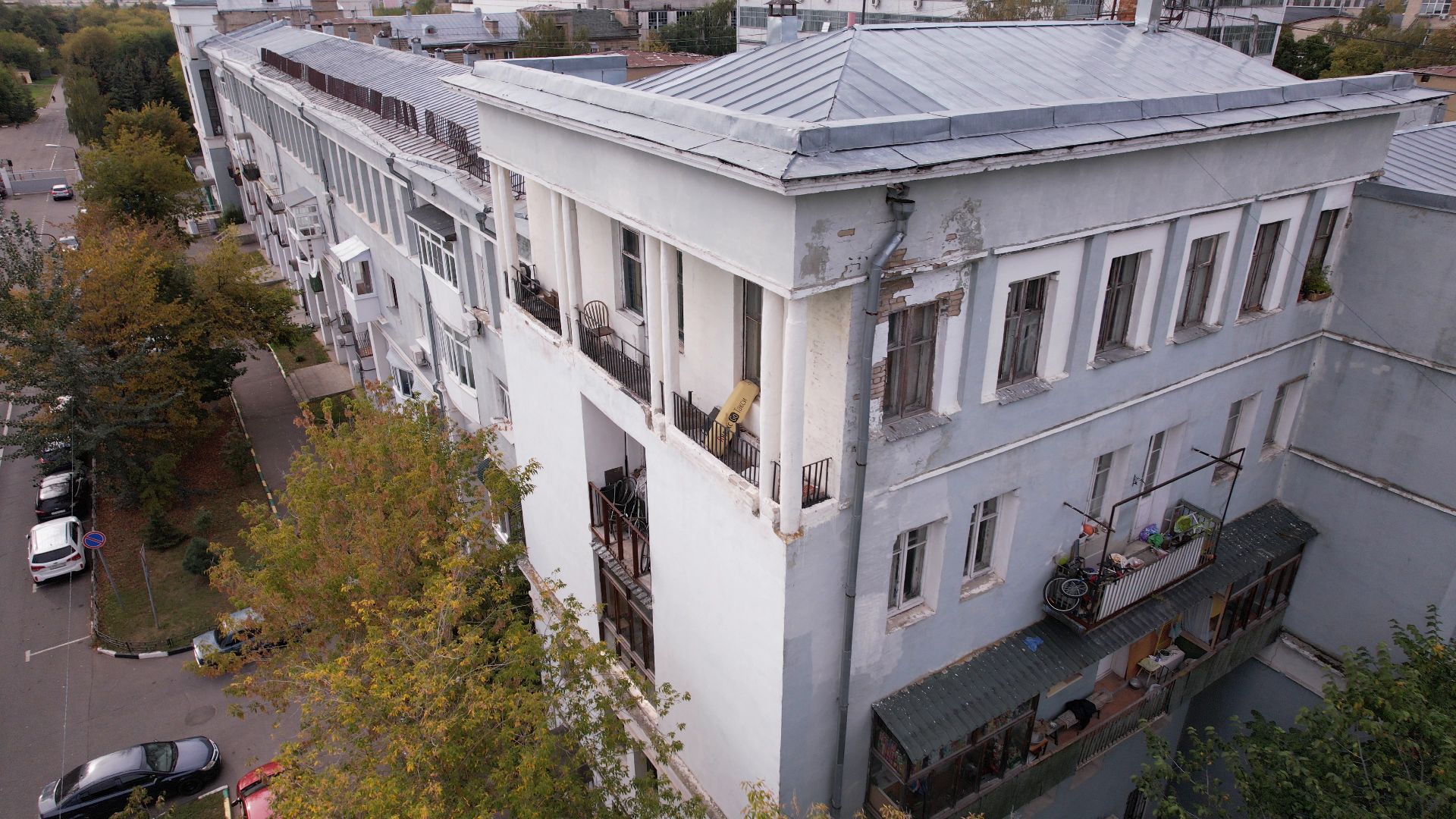 видео с коптера, жуковский, архитектура,