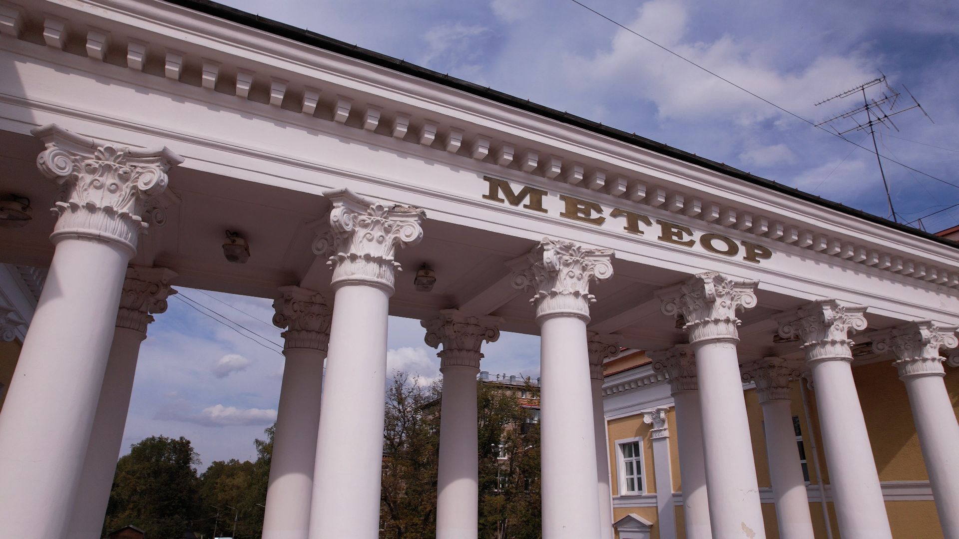 видео с коптера, Жуковский, стадион,