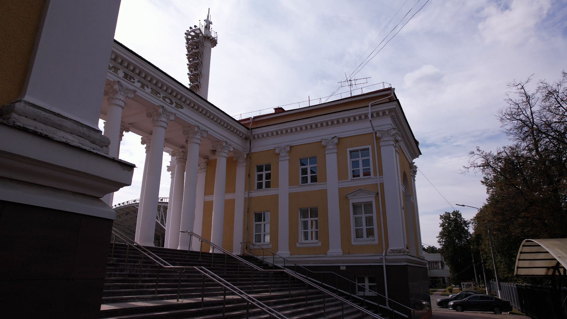 видео с коптера, Жуковский, стадион,