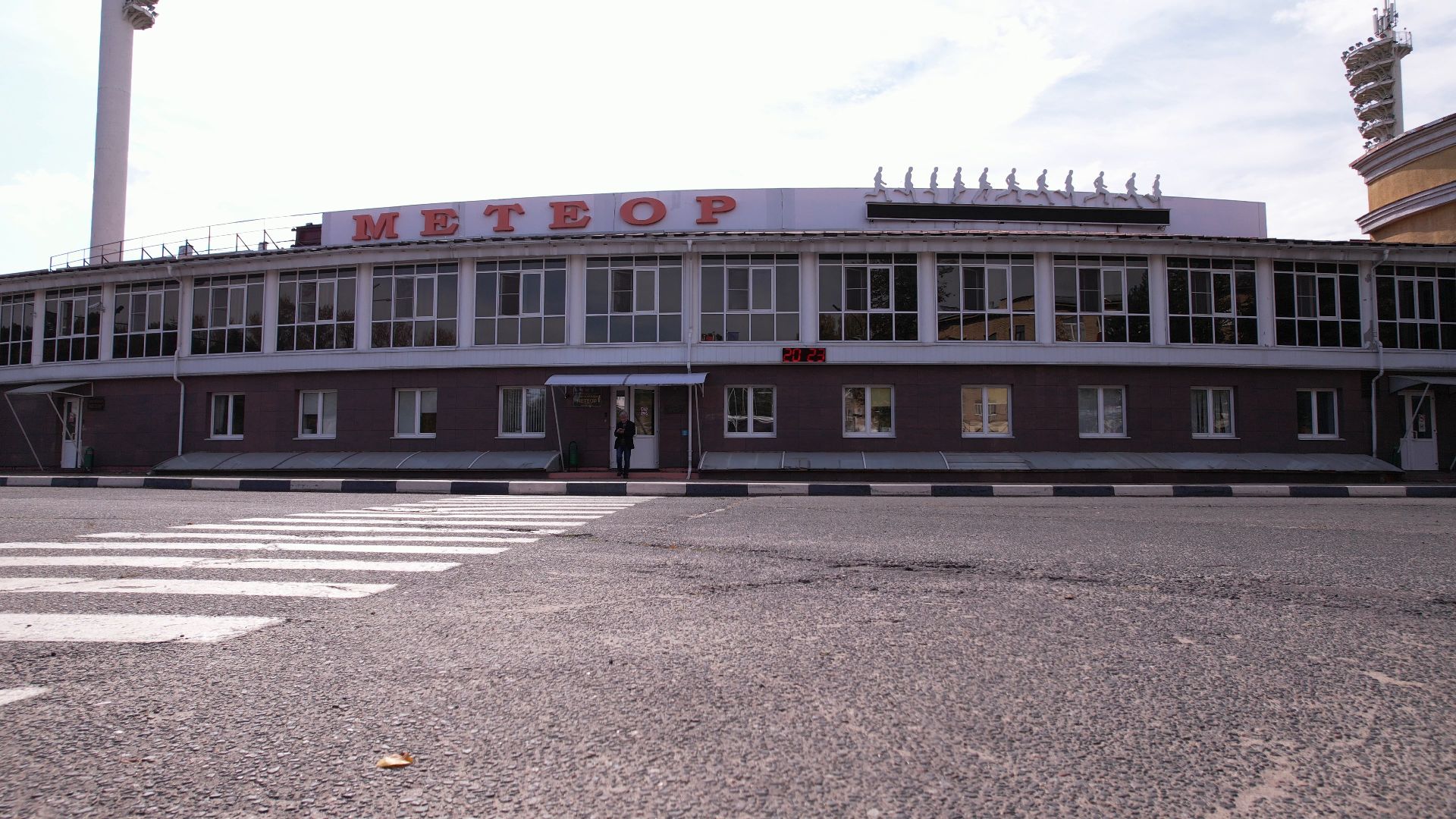 видео с коптера, Жуковский, стадион,