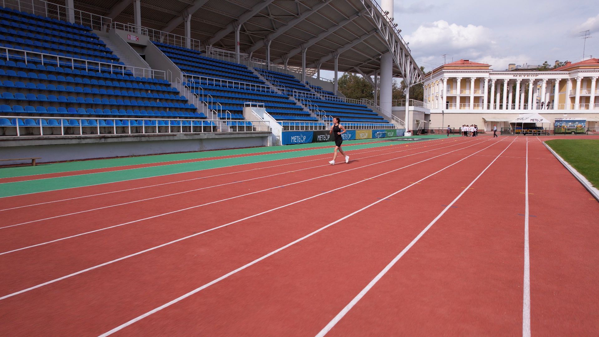 видео с коптера, Жуковский, стадион,