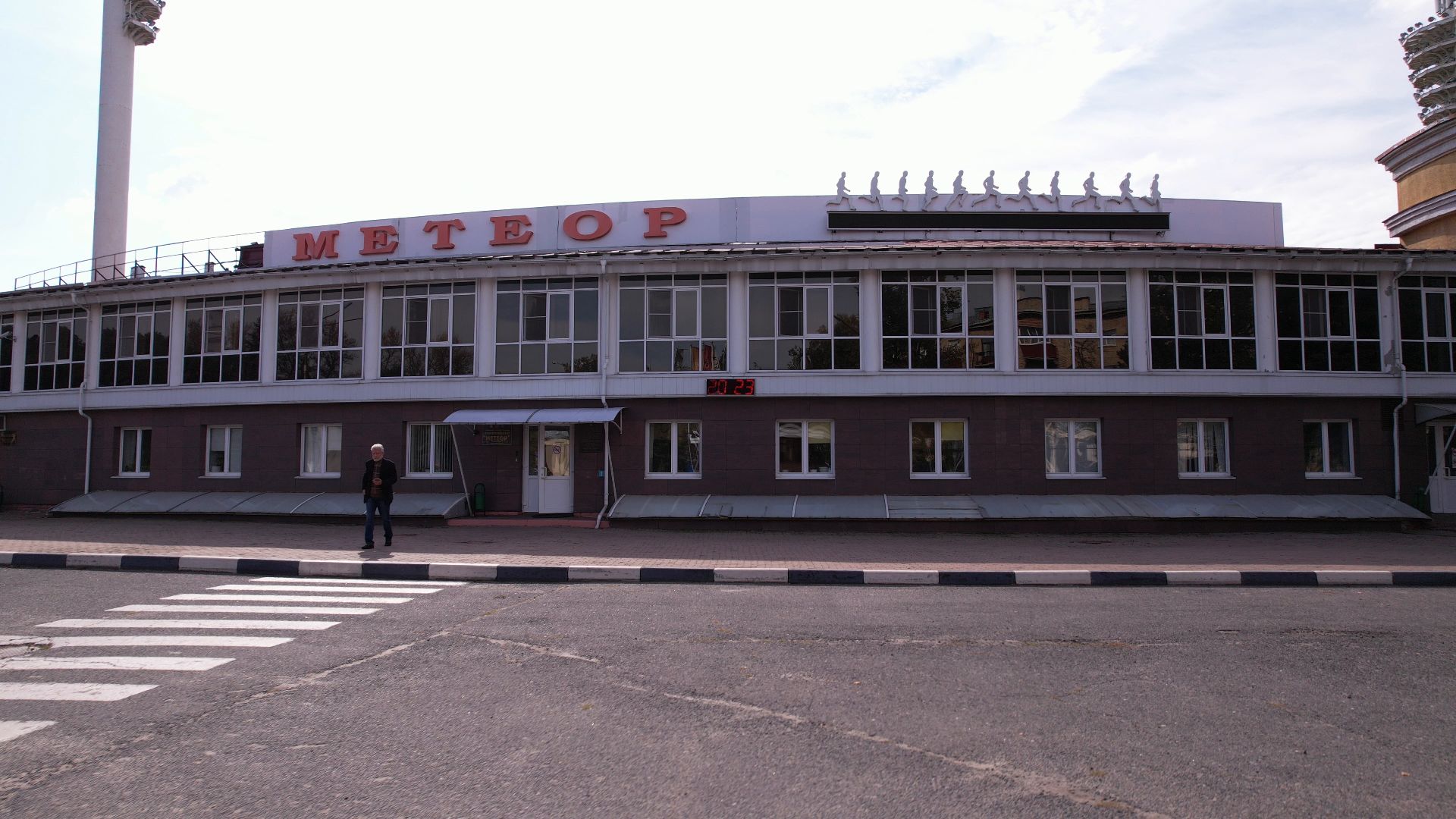 видео с коптера, Жуковский, стадион,