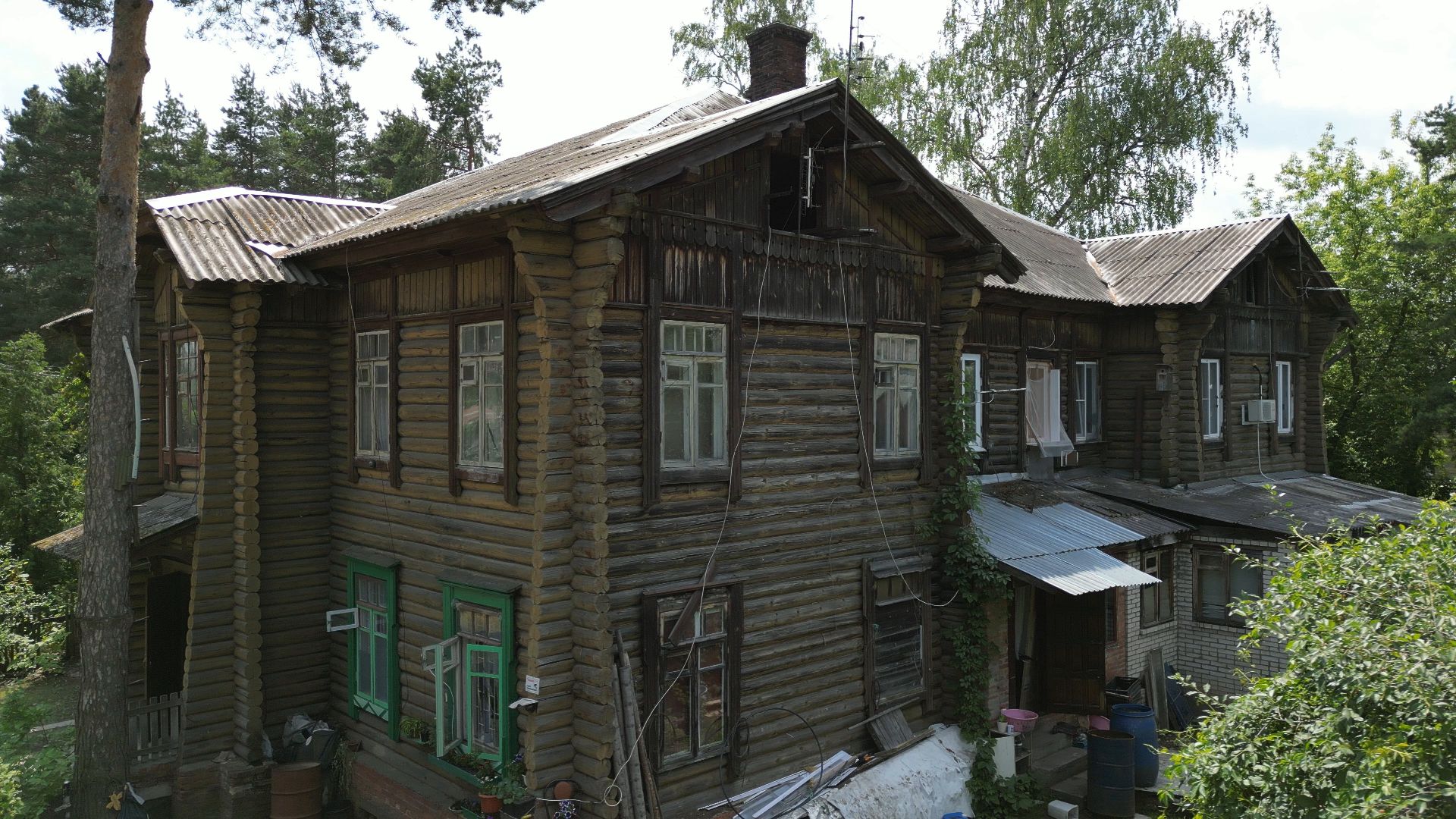 электрогорск, видео с коптера, архитектура,