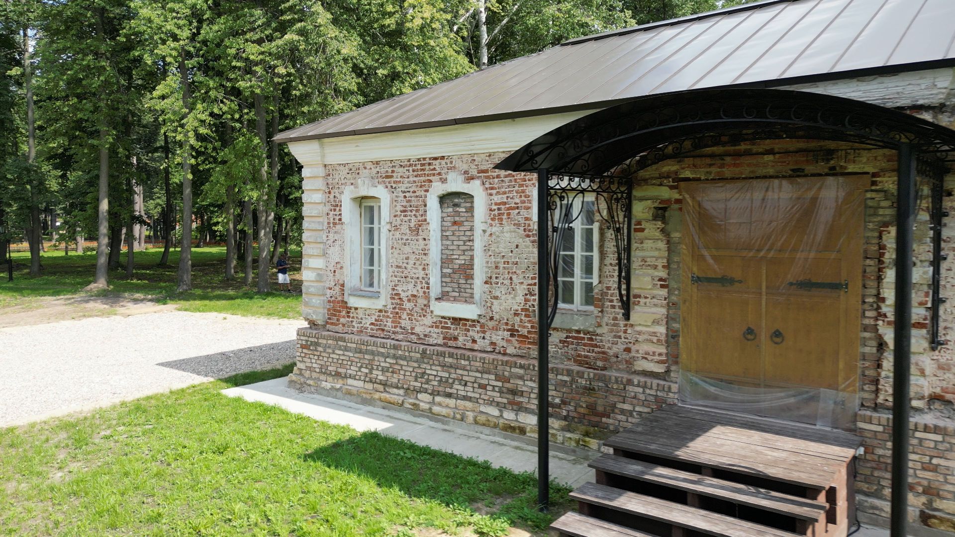 видео с коптера, лосино-петровский, усадьба, архитектура,